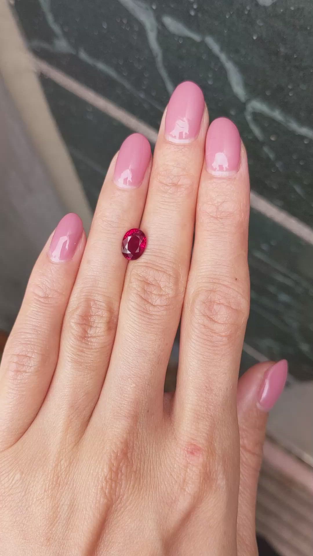 2.14 Ct. Ruby from Mozambique Size Video