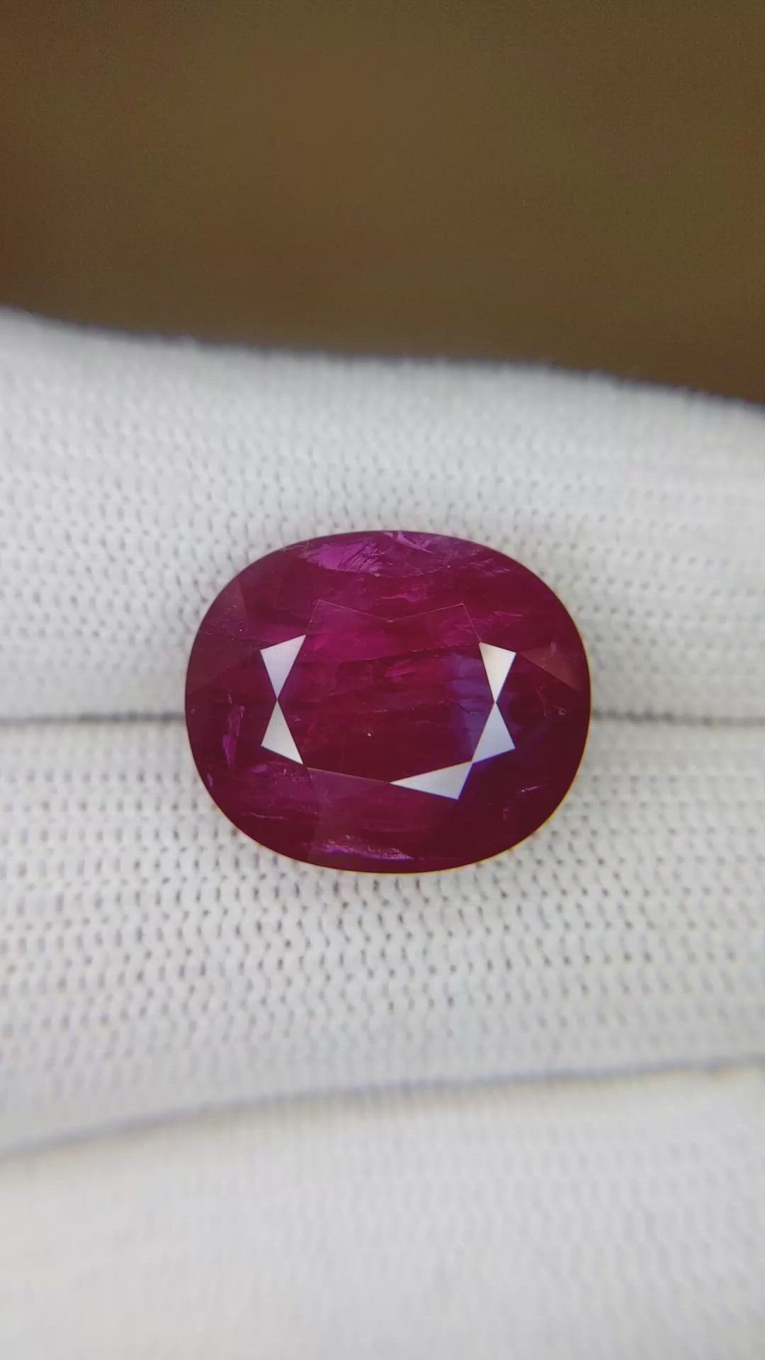 14.25 Ct. Ruby from Mozambique Size Video