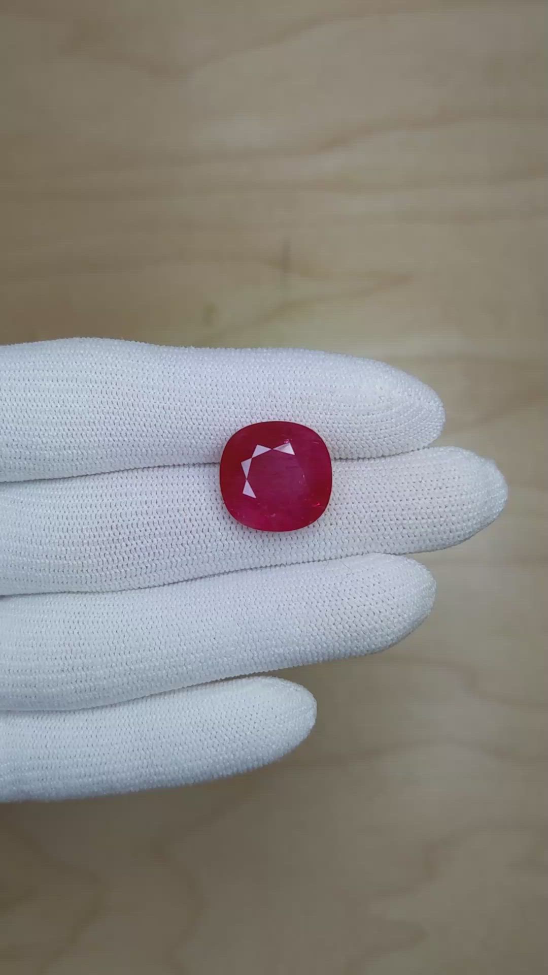 12.80 Ct. Ruby from Mozambique Size Video