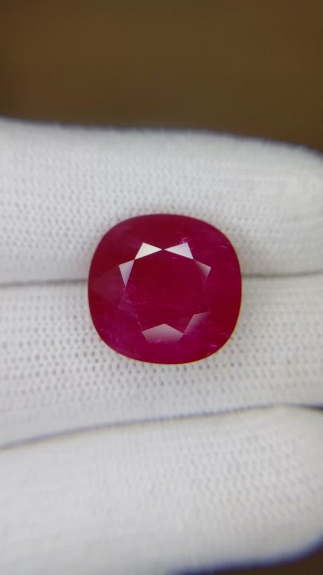 12.80 Ct. Ruby from Mozambique Size Video