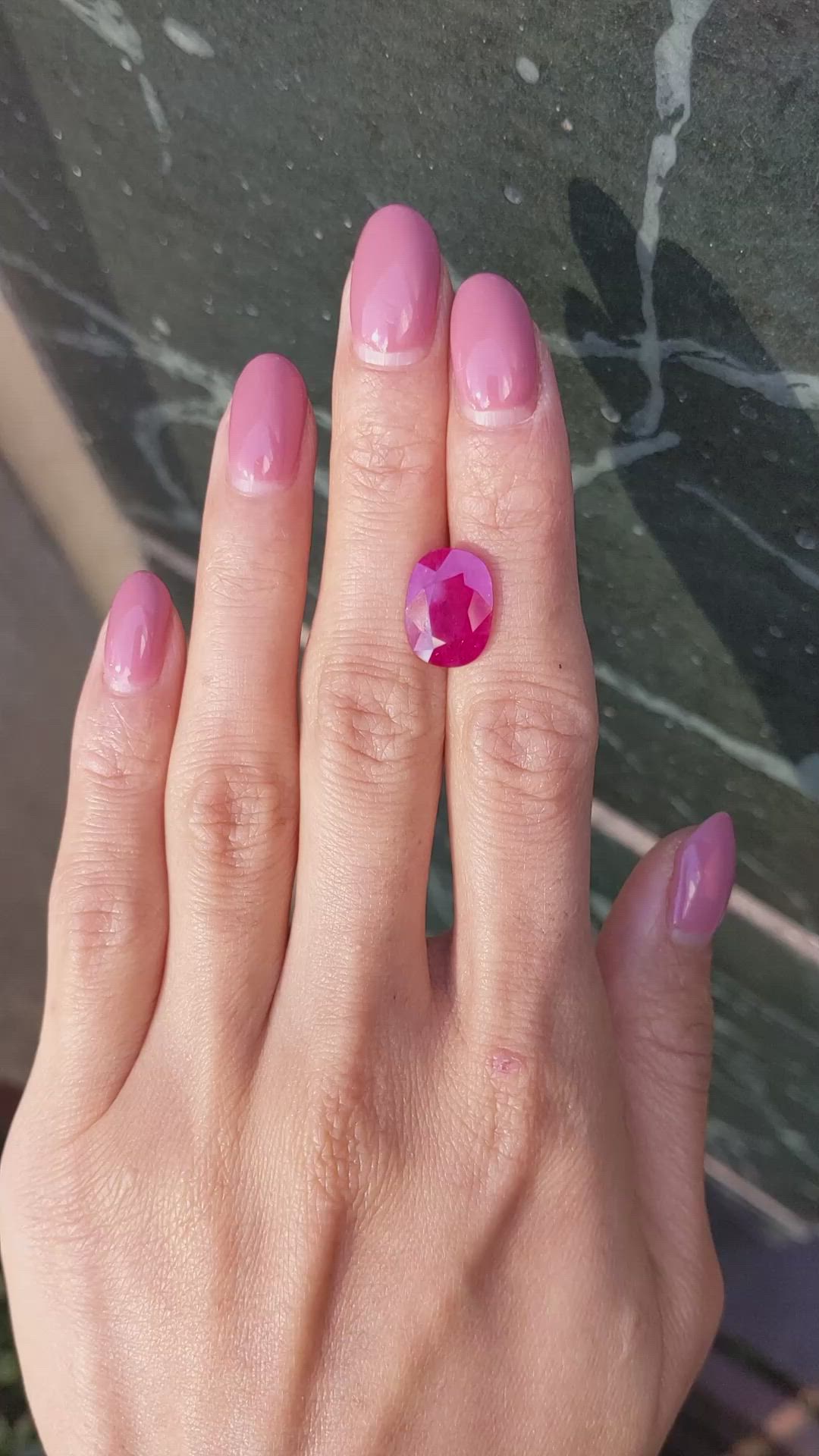 5.49 Ct. Ruby from Mozambique Size Video