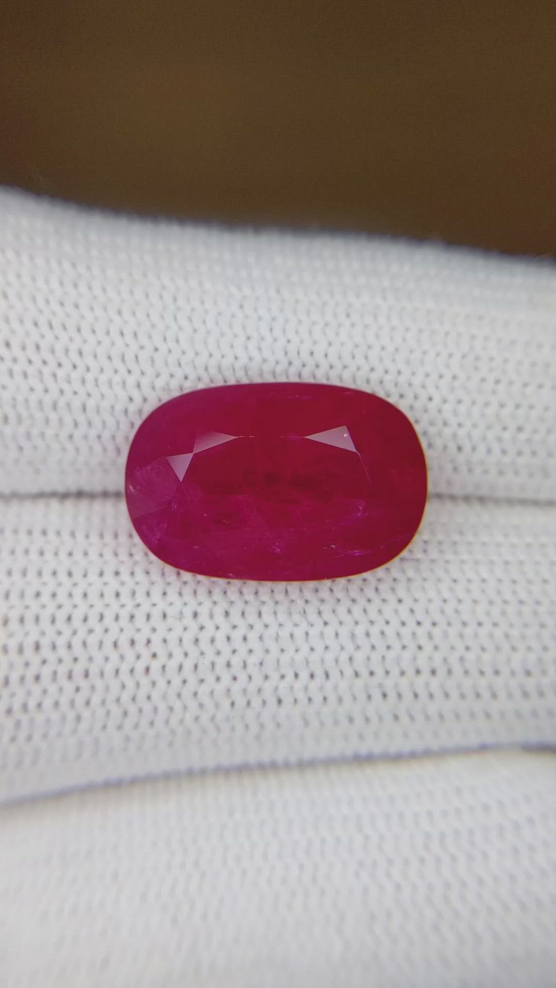 11.21 Ct. Ruby from Mozambique Size Video