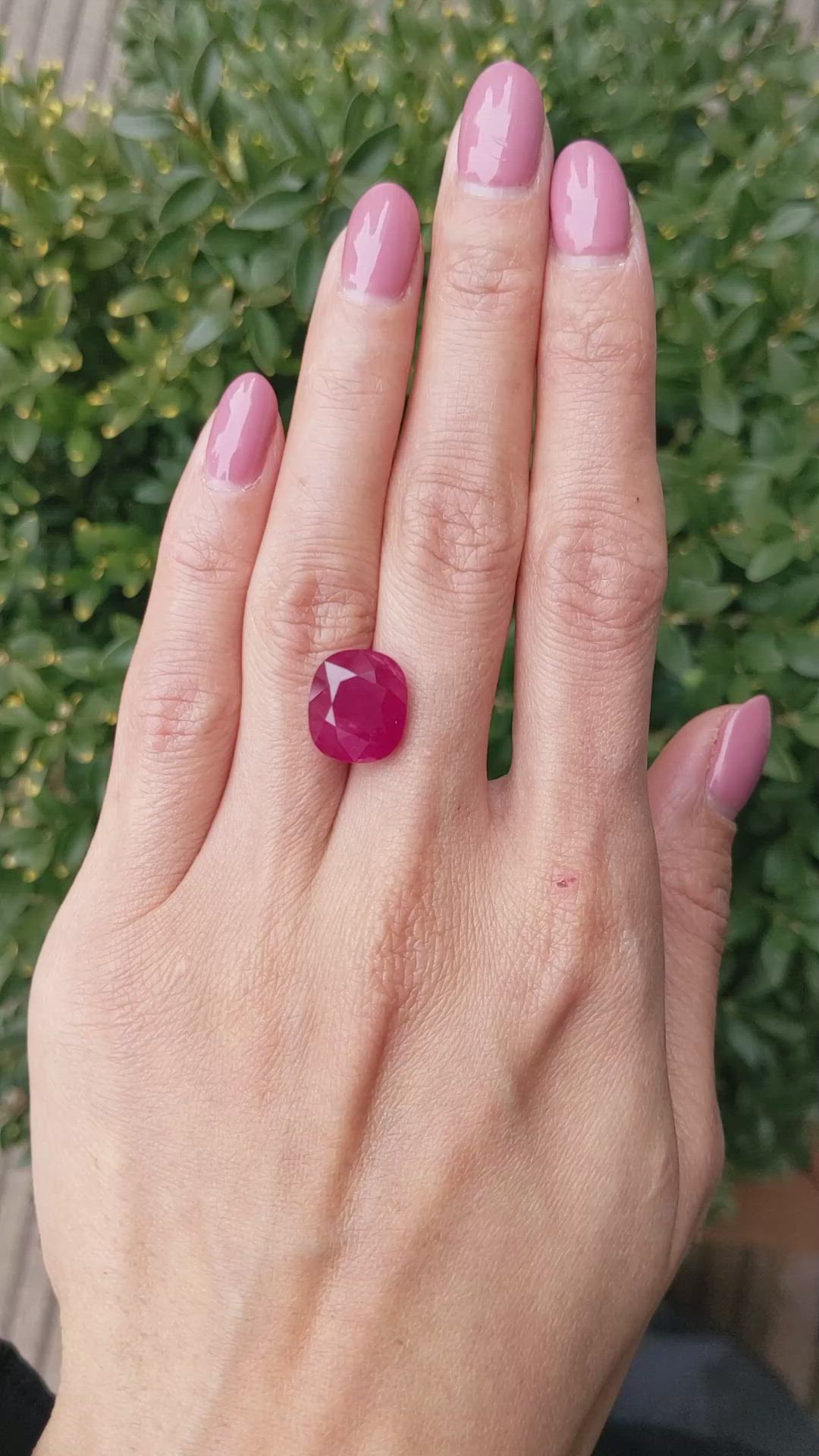 10.19 Ct. Ruby from Mozambique Size Video