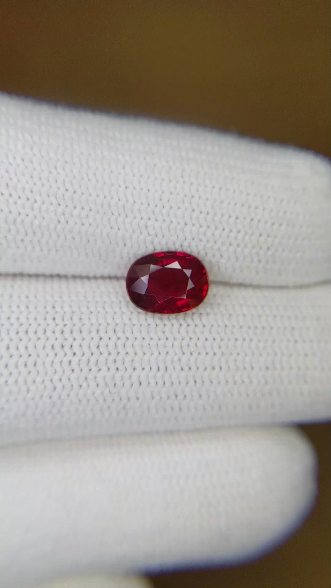 1.39 Ct. Ruby from Mozambique Size Video
