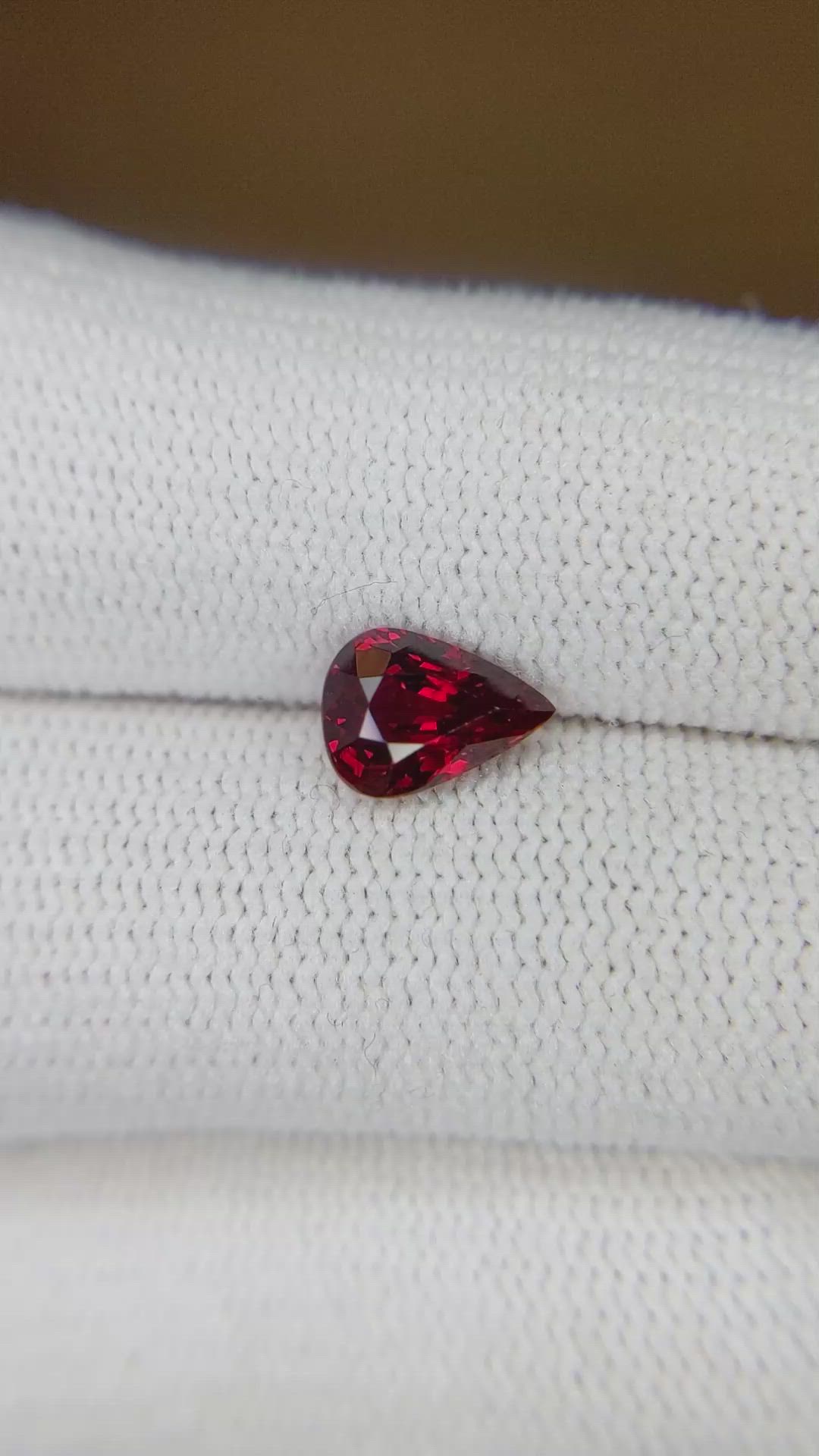 1.45 Ct. Ruby from Mozambique Size Video