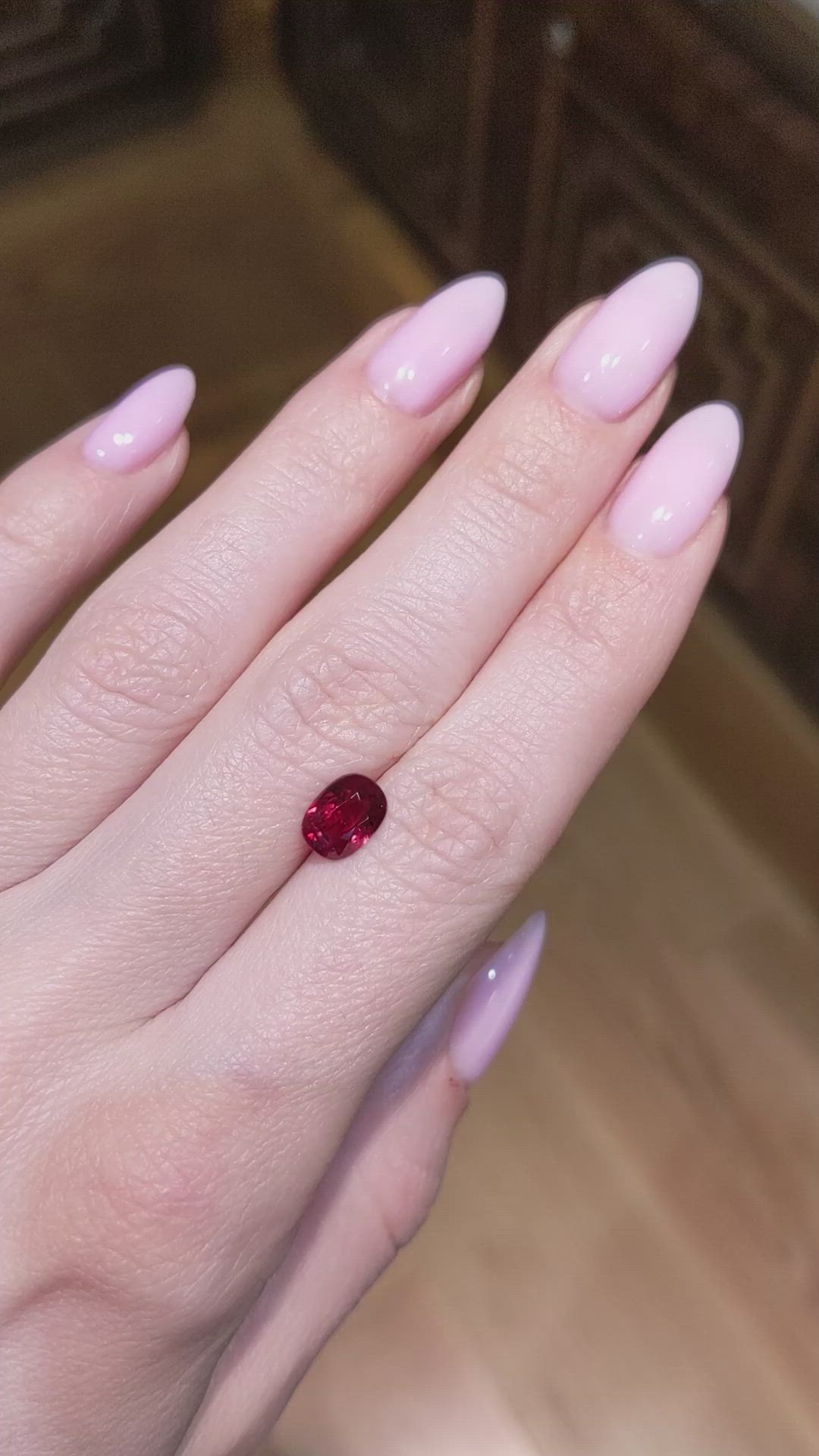 1.65 Ct. Ruby from Mozambique Size Video