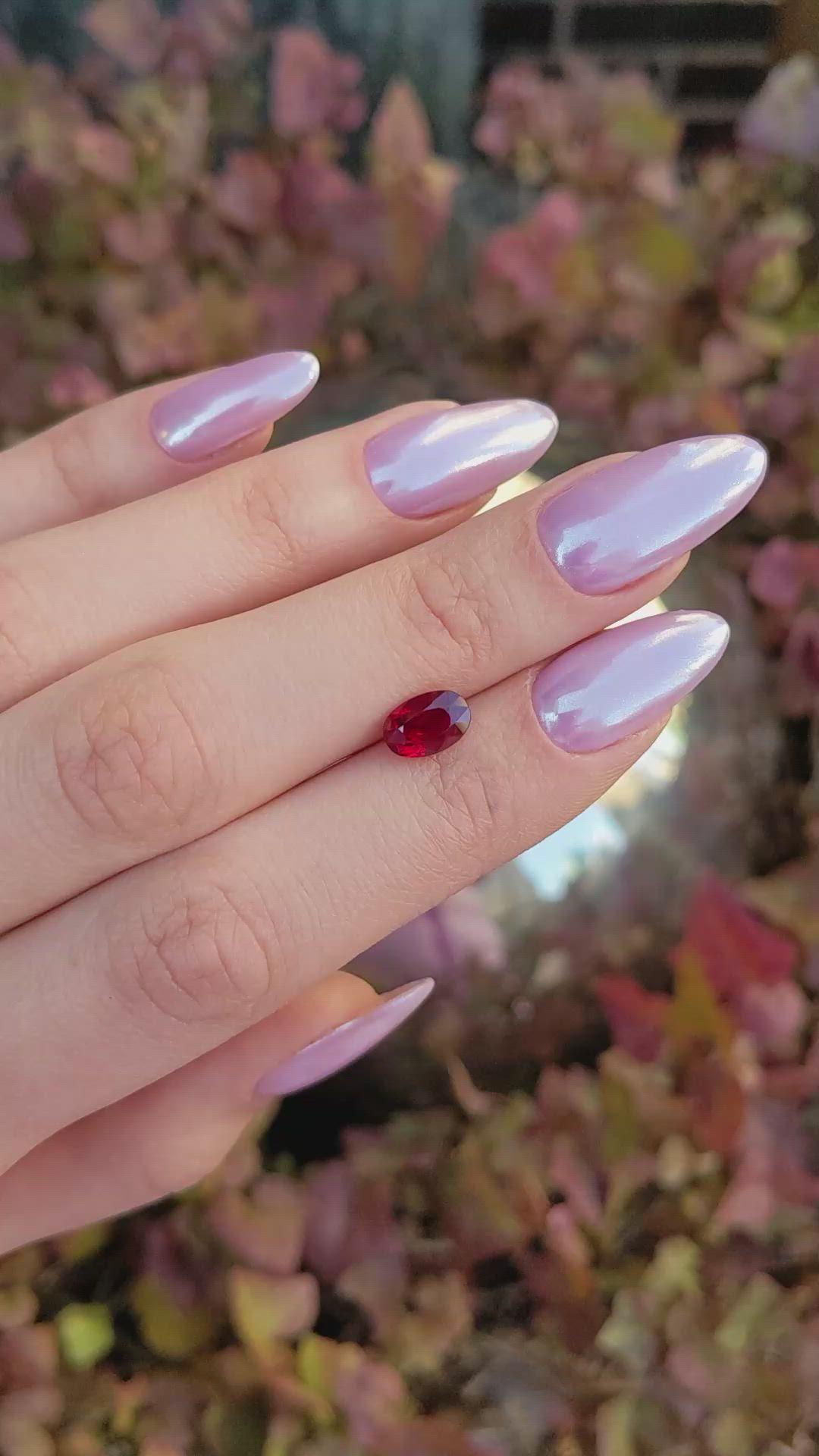 2.05 Ct. Ruby from Mozambique Size Video