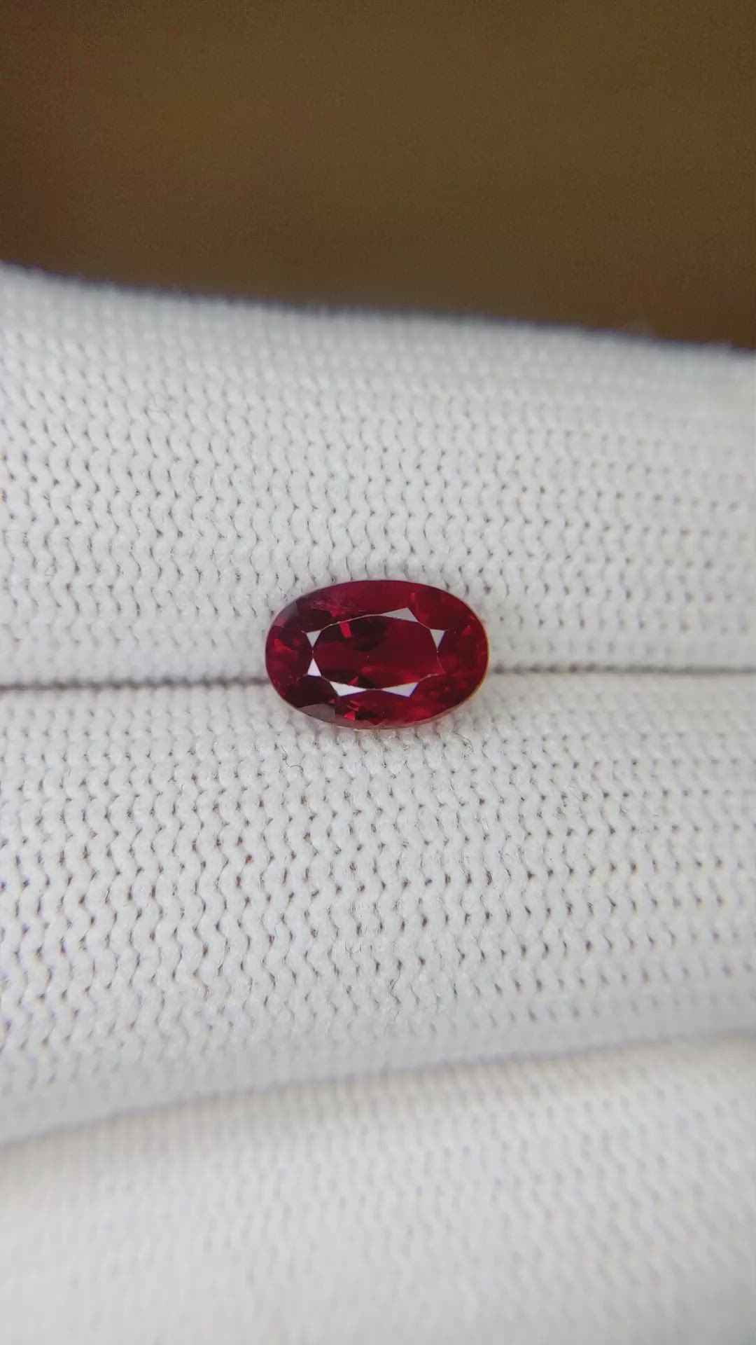 2.05 Ct. Ruby from Mozambique Size Video