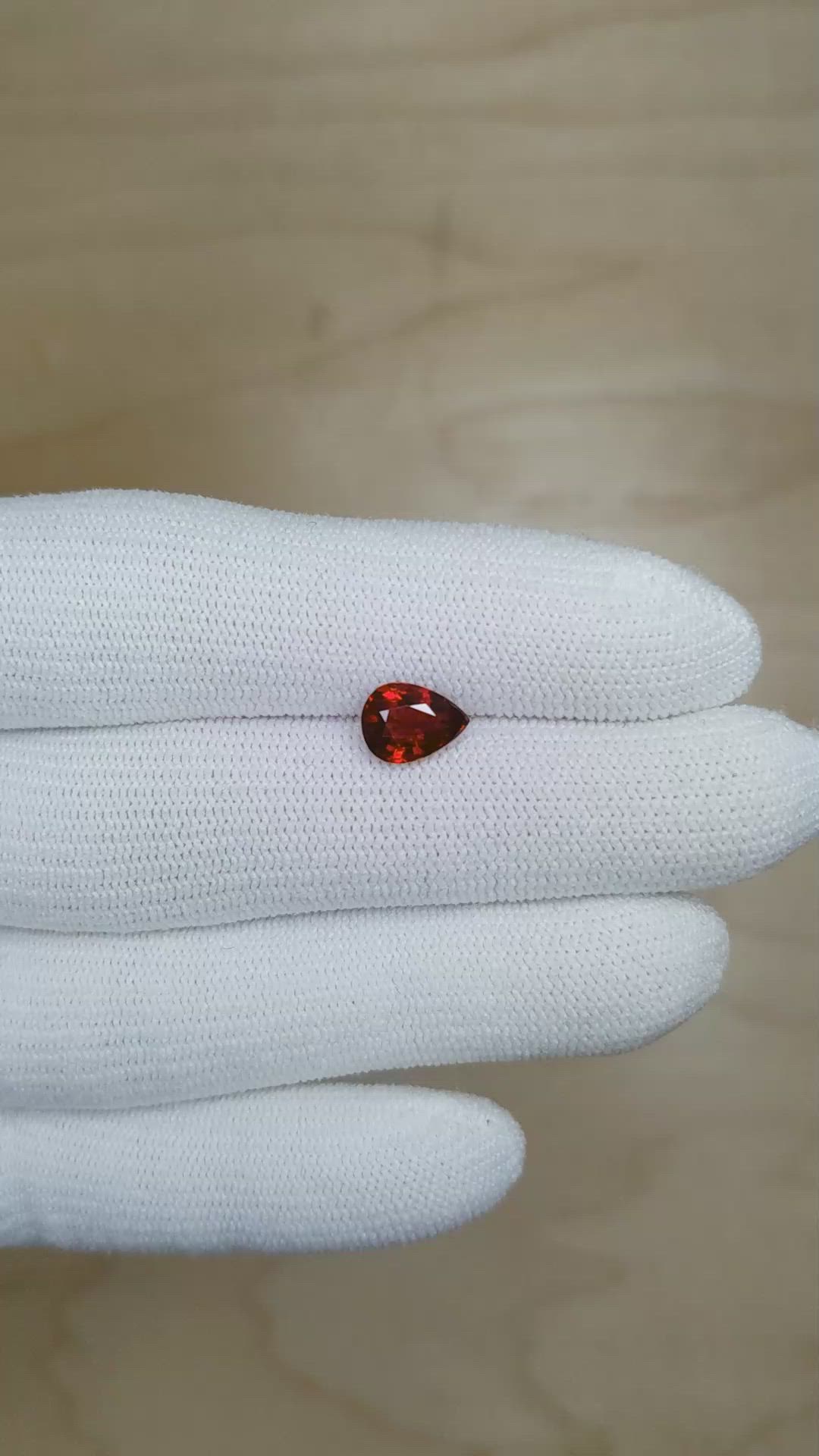 1.68 Ct. Ruby from Mozambique Size Video
