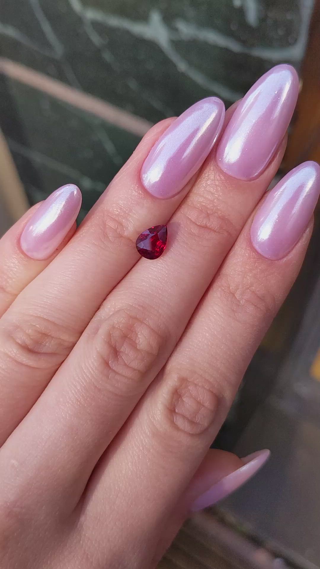 1.68 Ct. Ruby from Mozambique Size Video