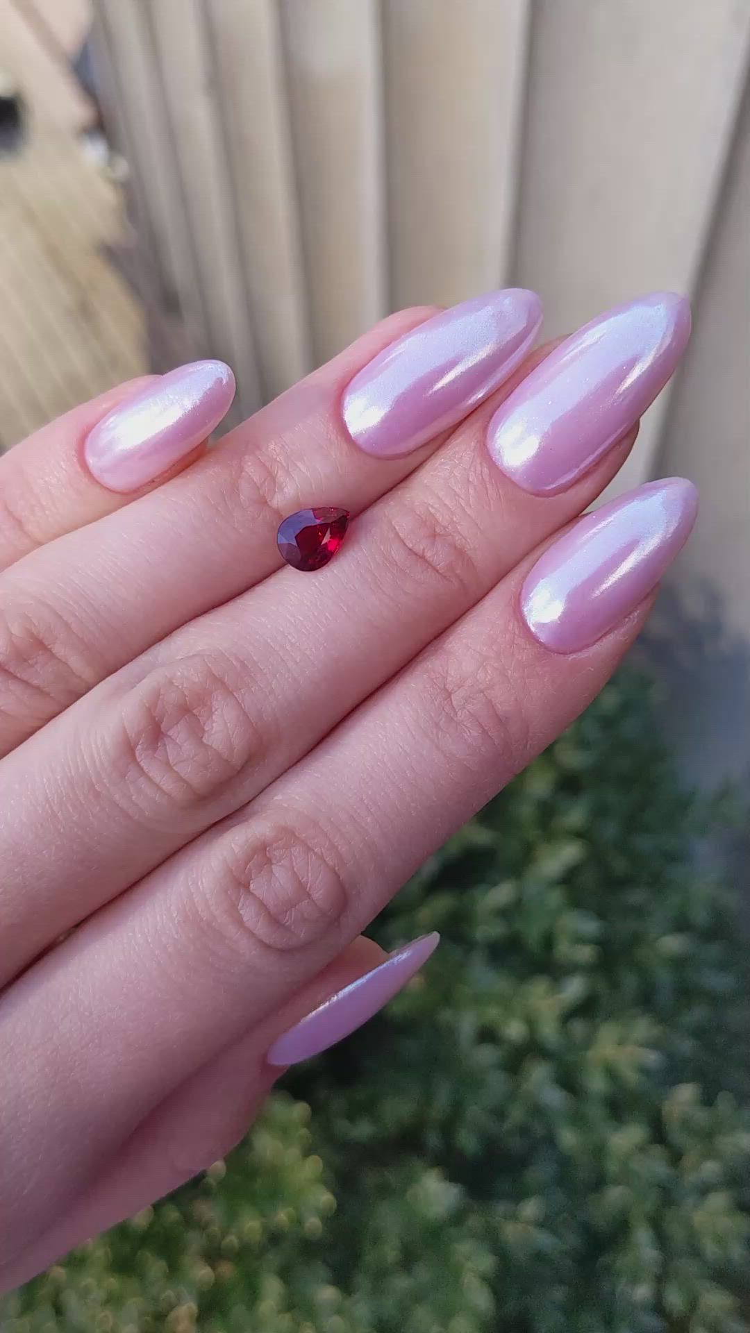 1.68 Ct. Ruby from Mozambique Size Video