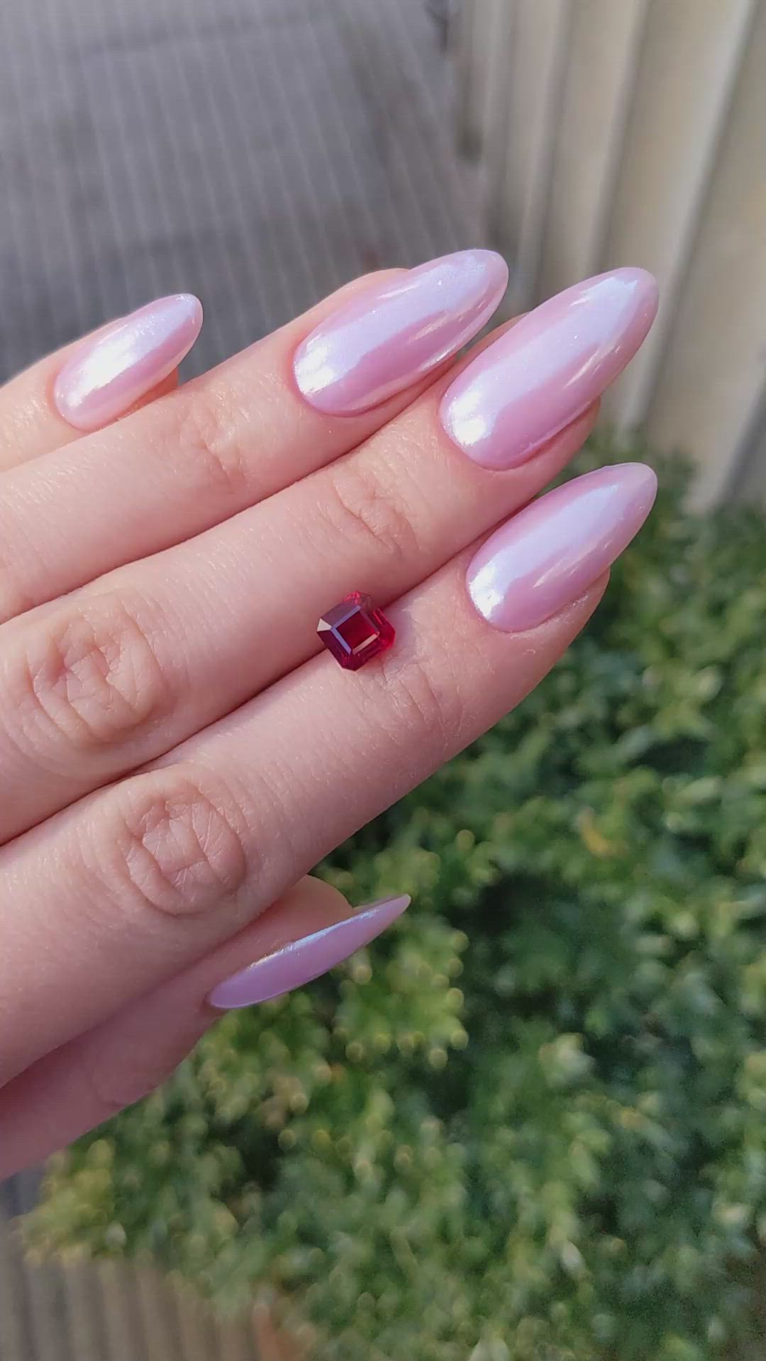 1.73 Ct. Ruby from Mozambique Size Video