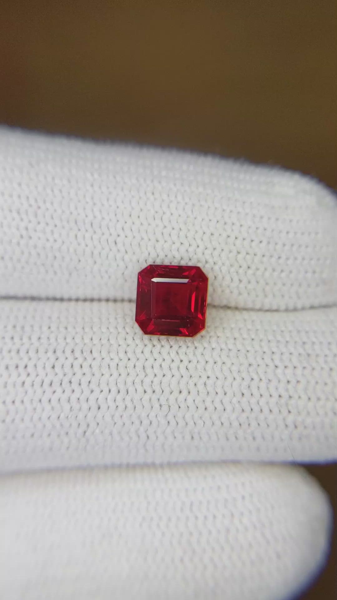 1.73 Ct. Ruby from Mozambique Size Video