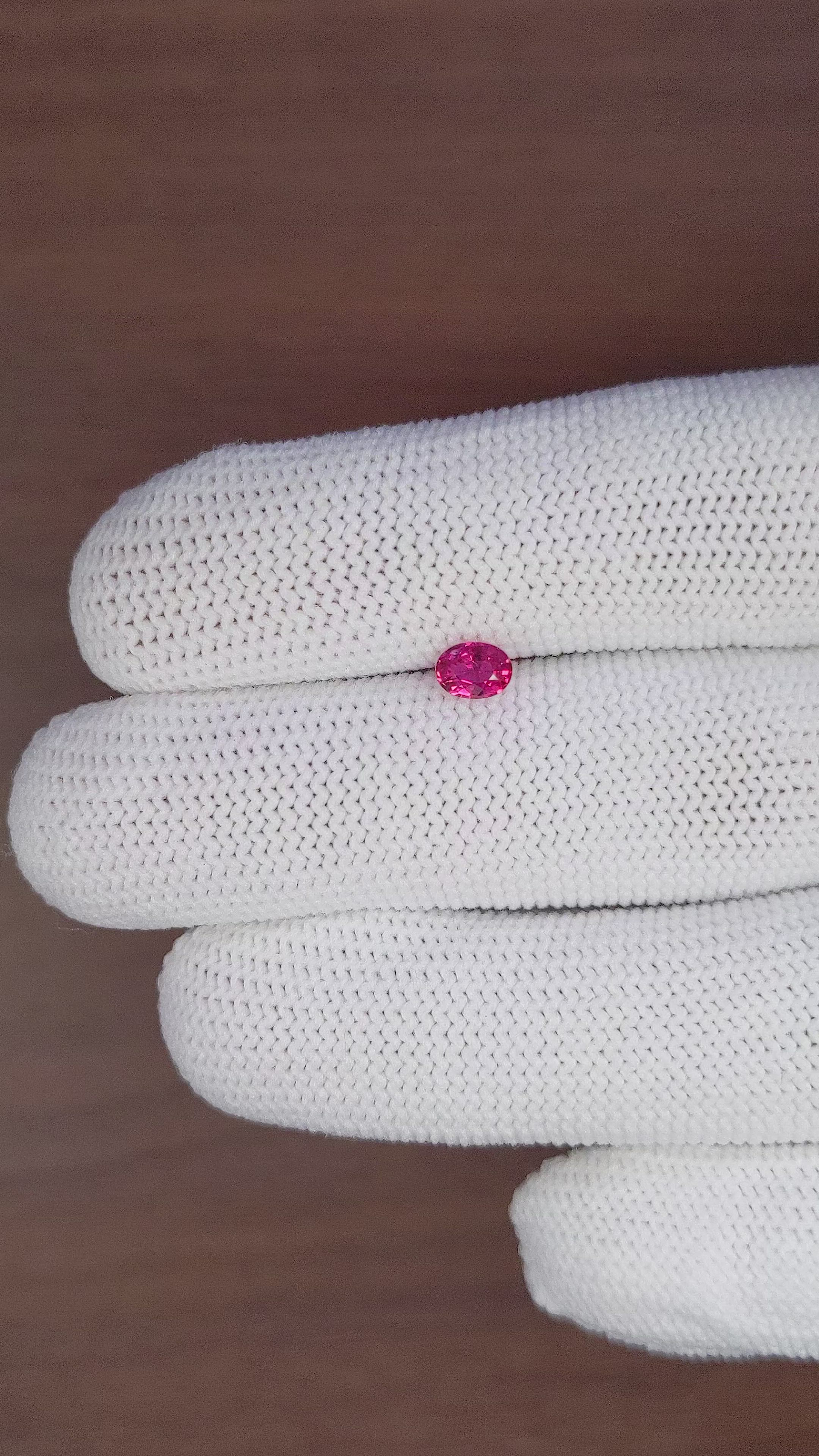 0.46 Ct. Ruby from Madagascar Size Video