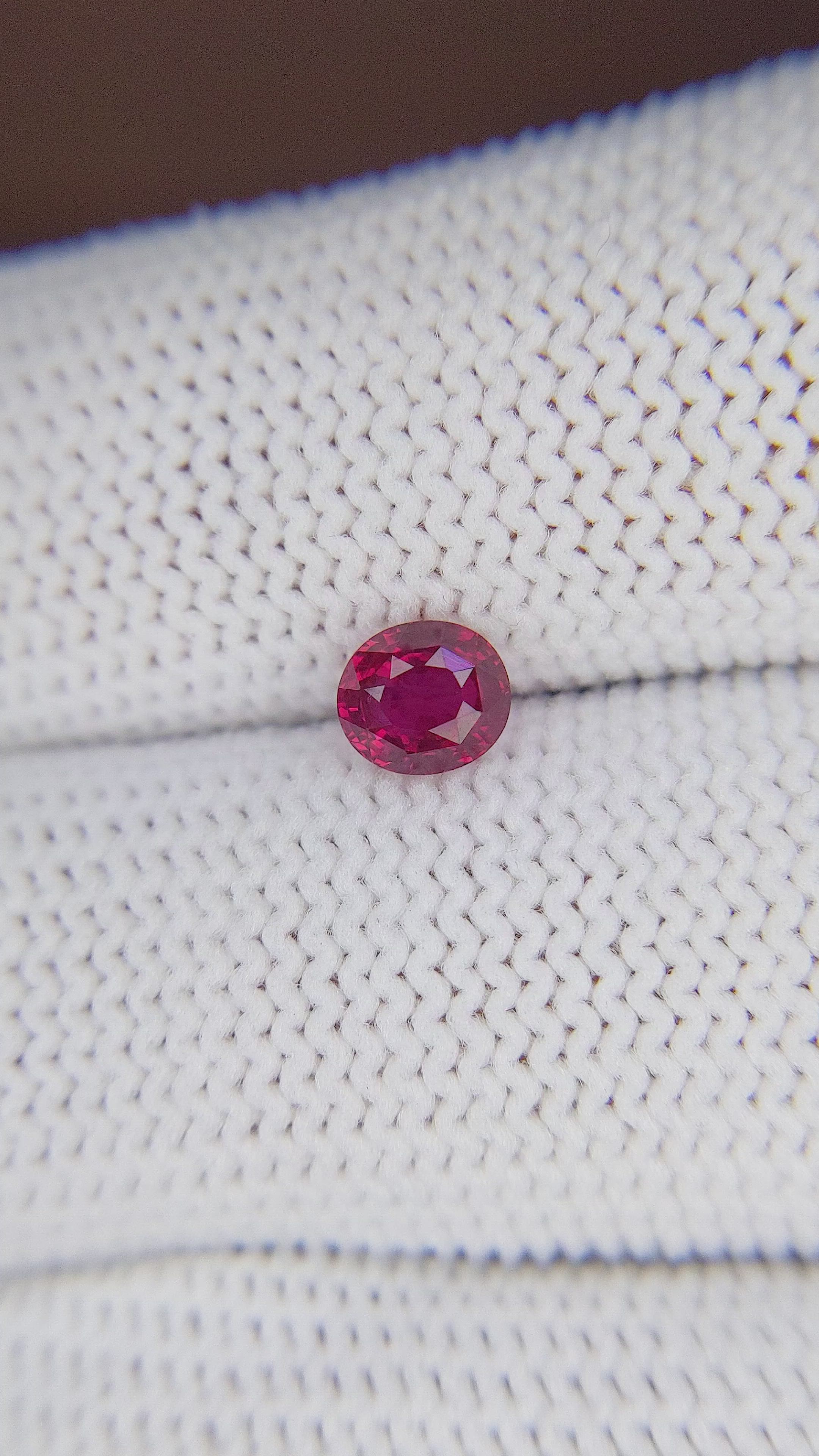 0.77 Ct. Ruby from Madagascar Size Video