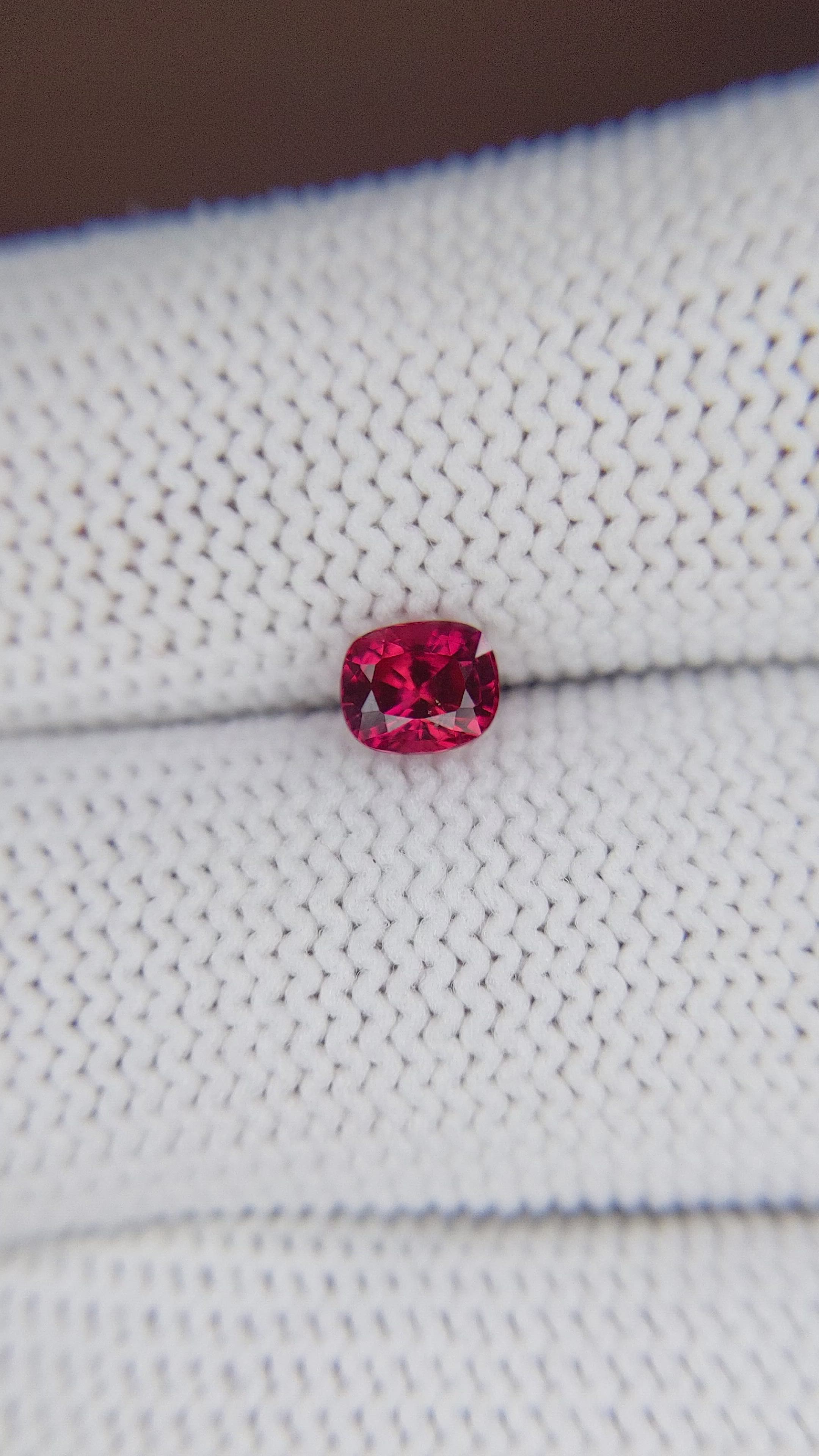 0.68 Ct. Ruby from Madagascar Size Video