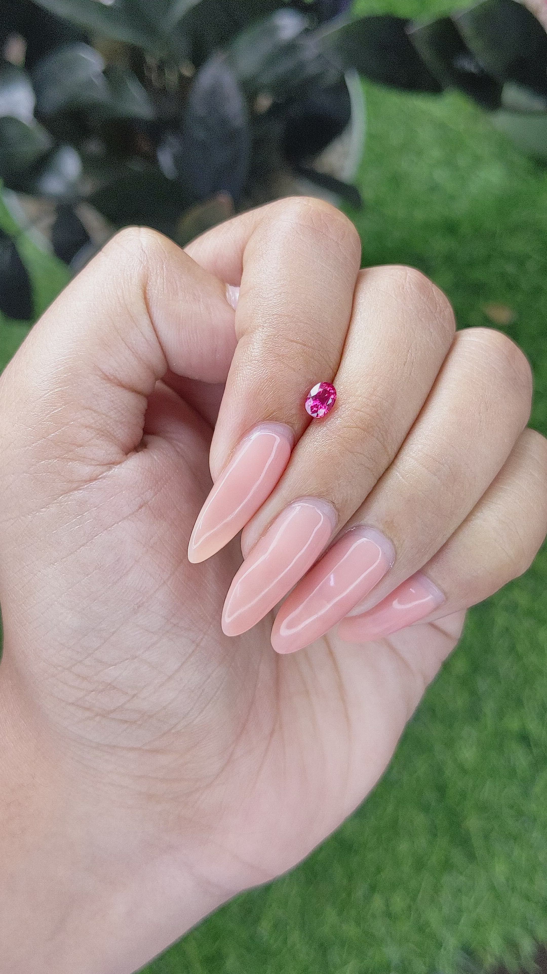 0.47 Ct. Ruby from Madagascar Size Video