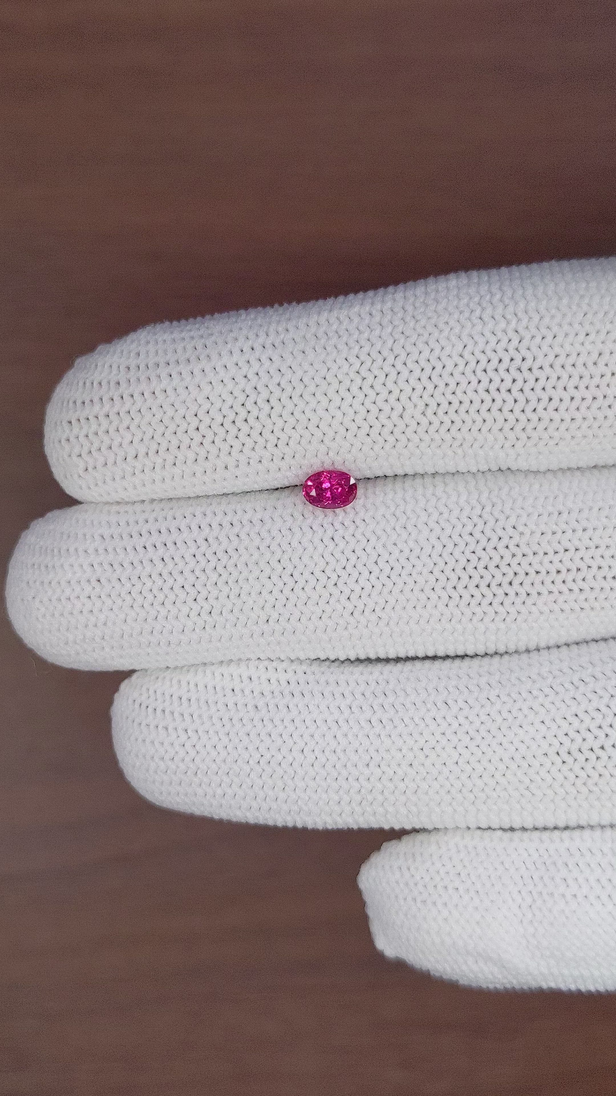 0.47 Ct. Ruby from Madagascar Size Video