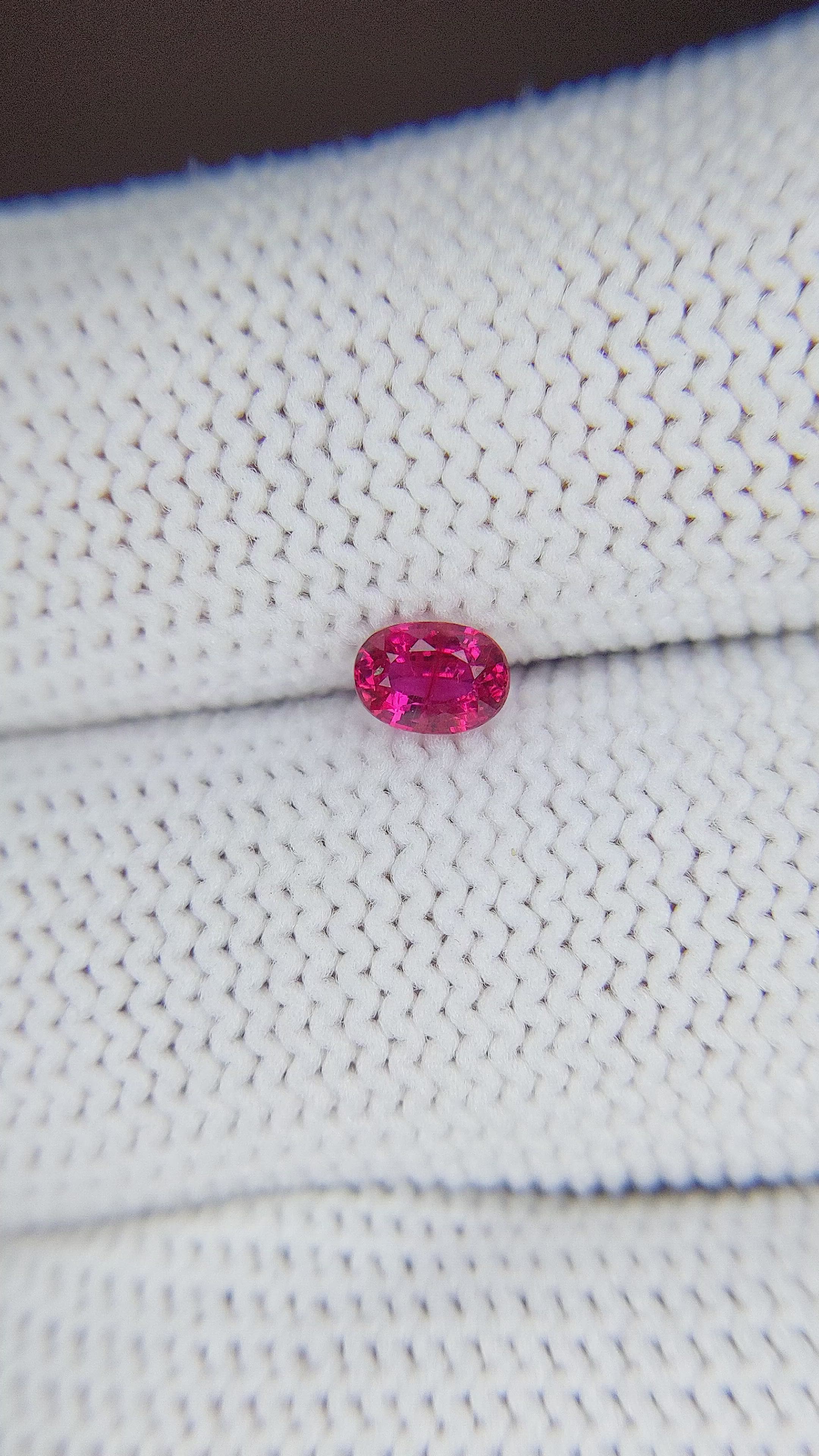 0.39 Ct. Ruby from Madagascar Size Video