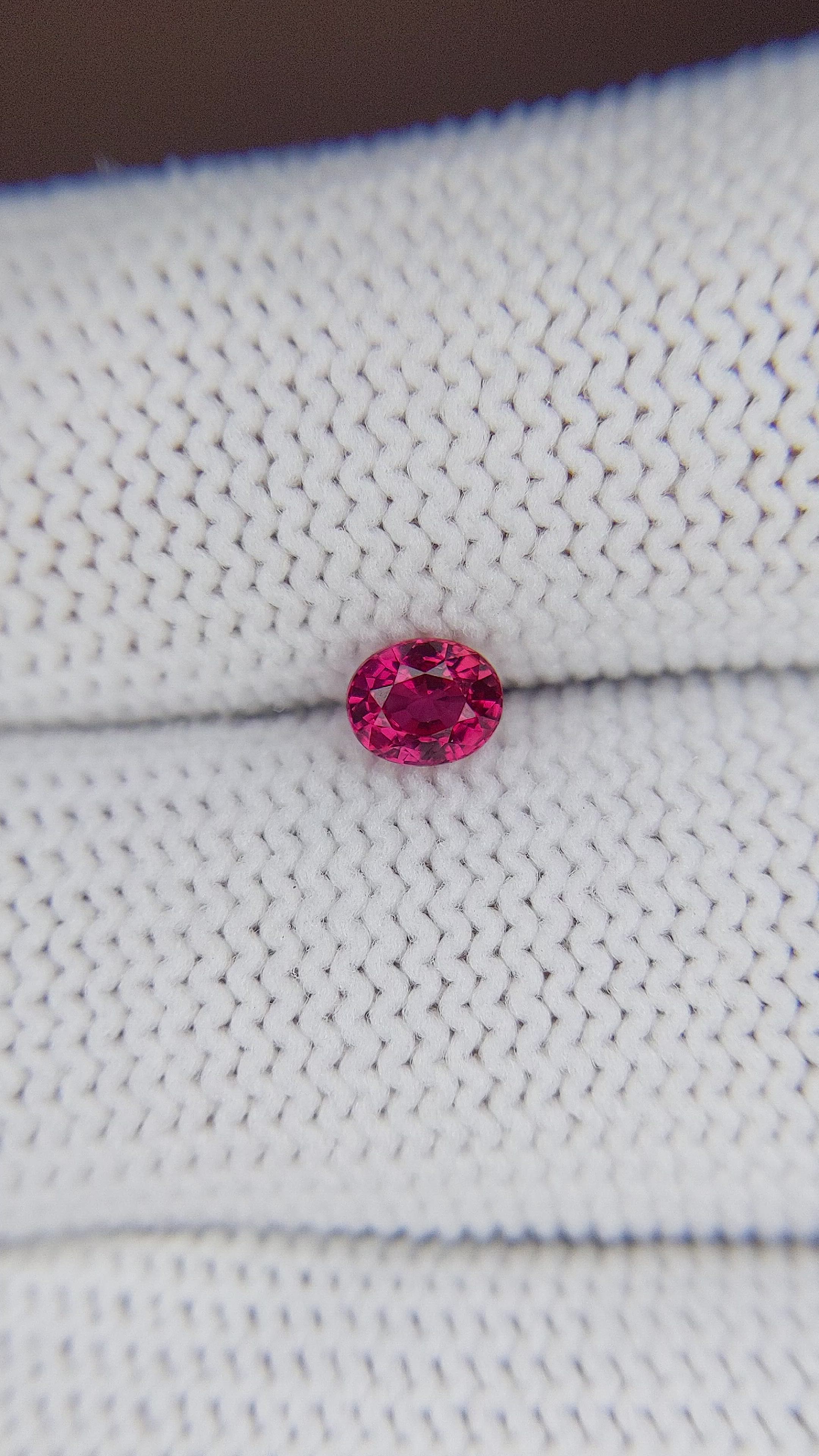 0.45 Ct. Ruby from Madagascar Size Video