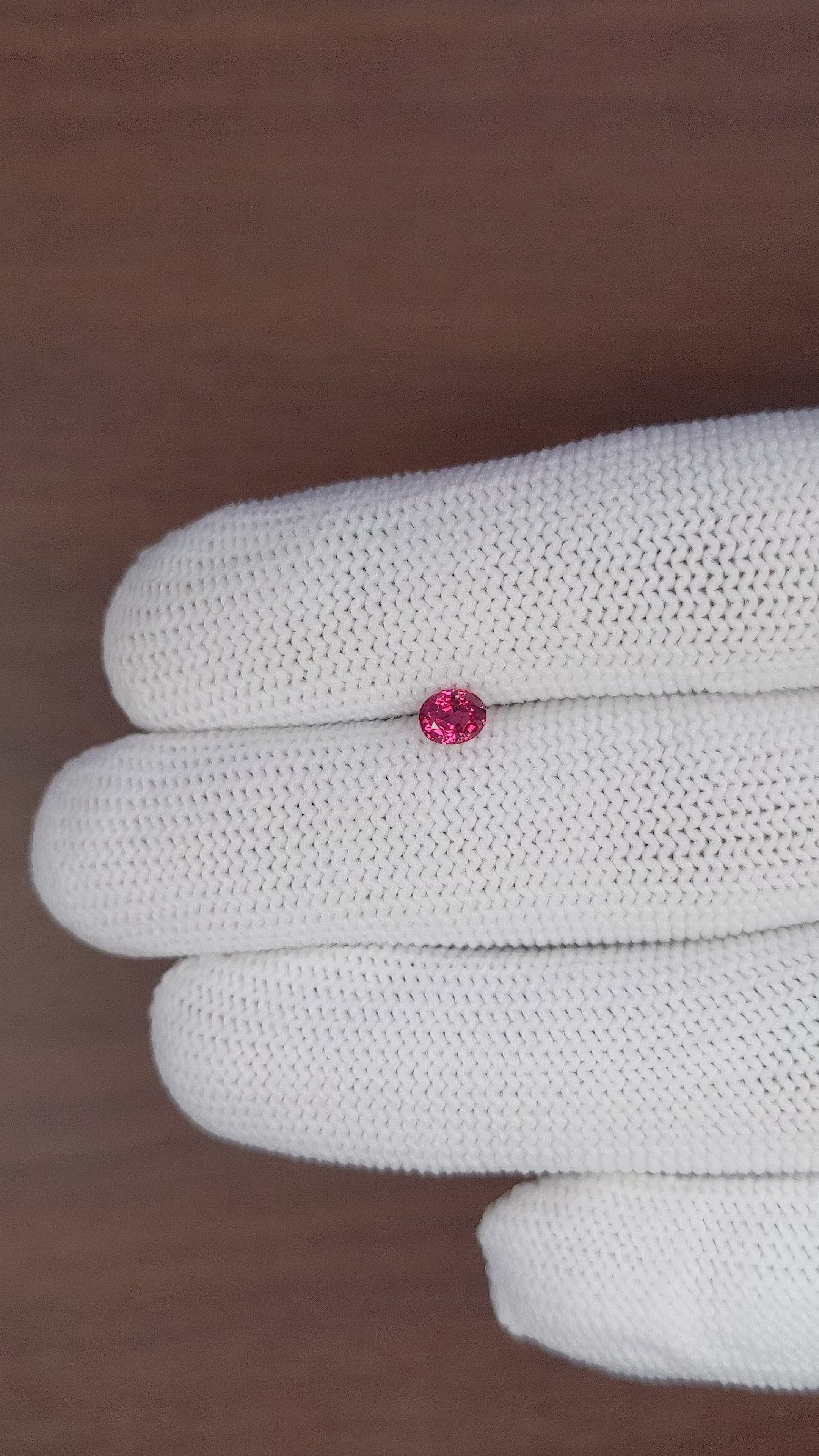 0.45 Ct. Ruby from Madagascar Size Video