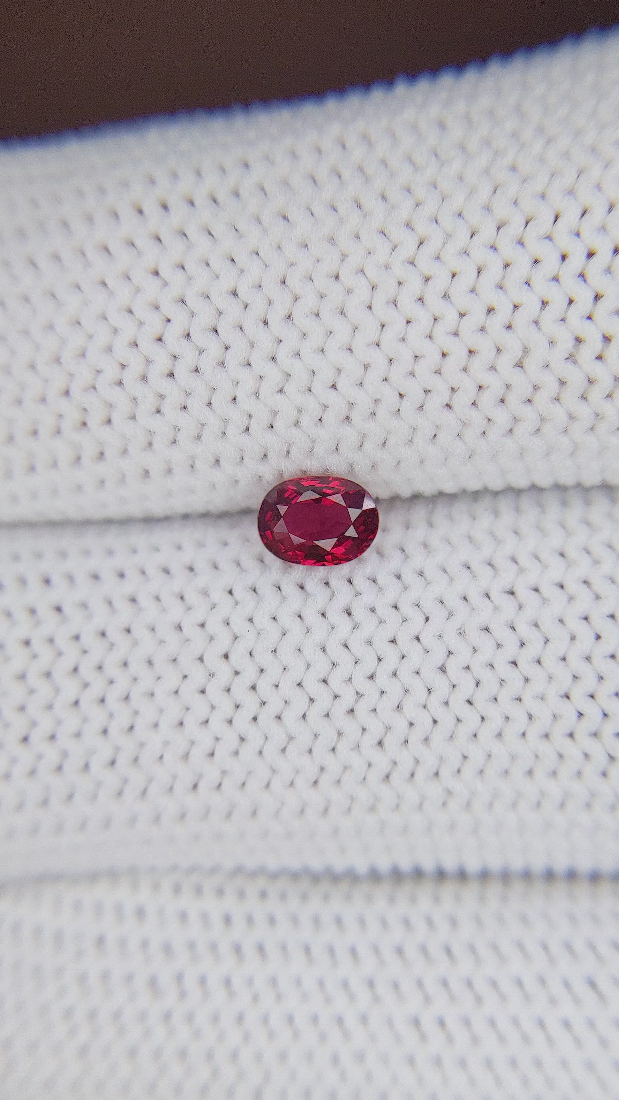 0.50 Ct. Ruby from Madagascar Size Video