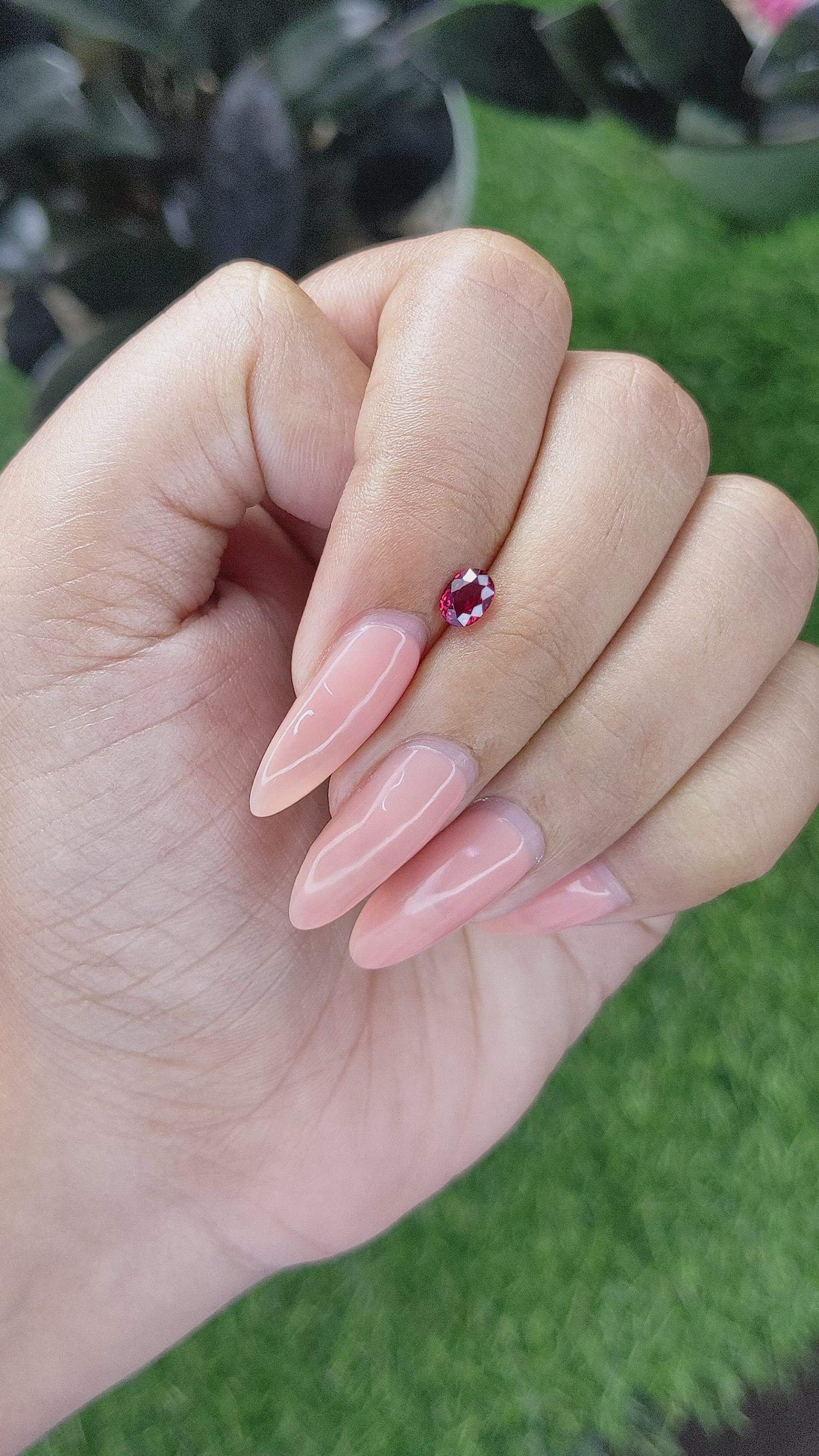 0.50 Ct. Ruby from Madagascar Size Video