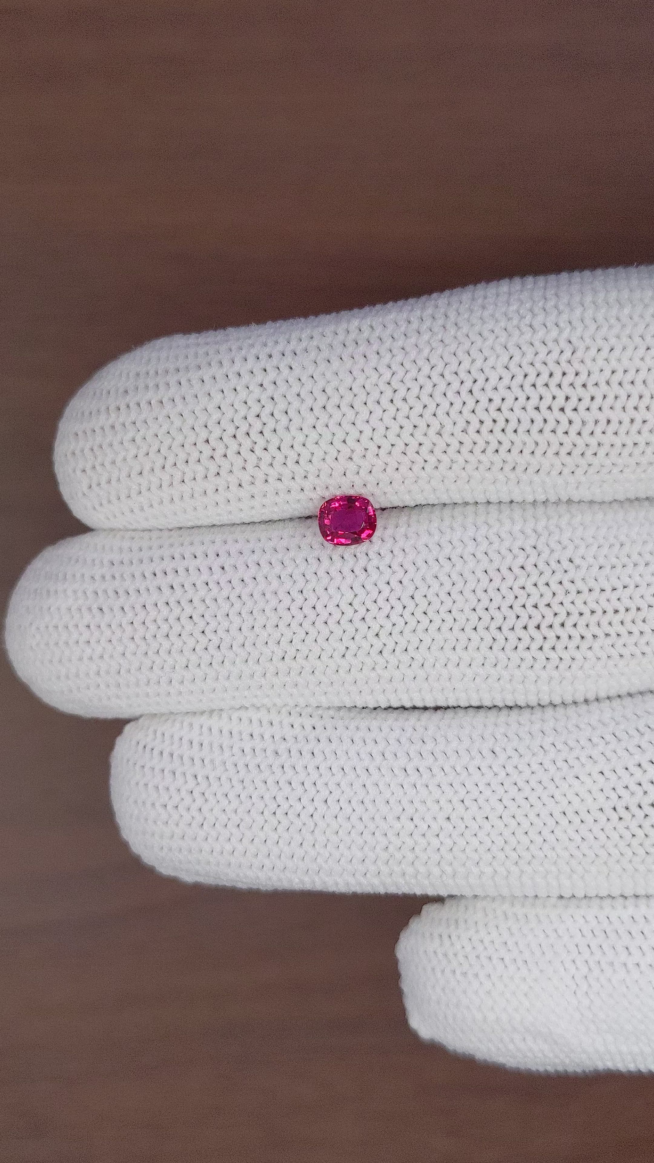 0.53 Ct. Ruby from Madagascar Size Video