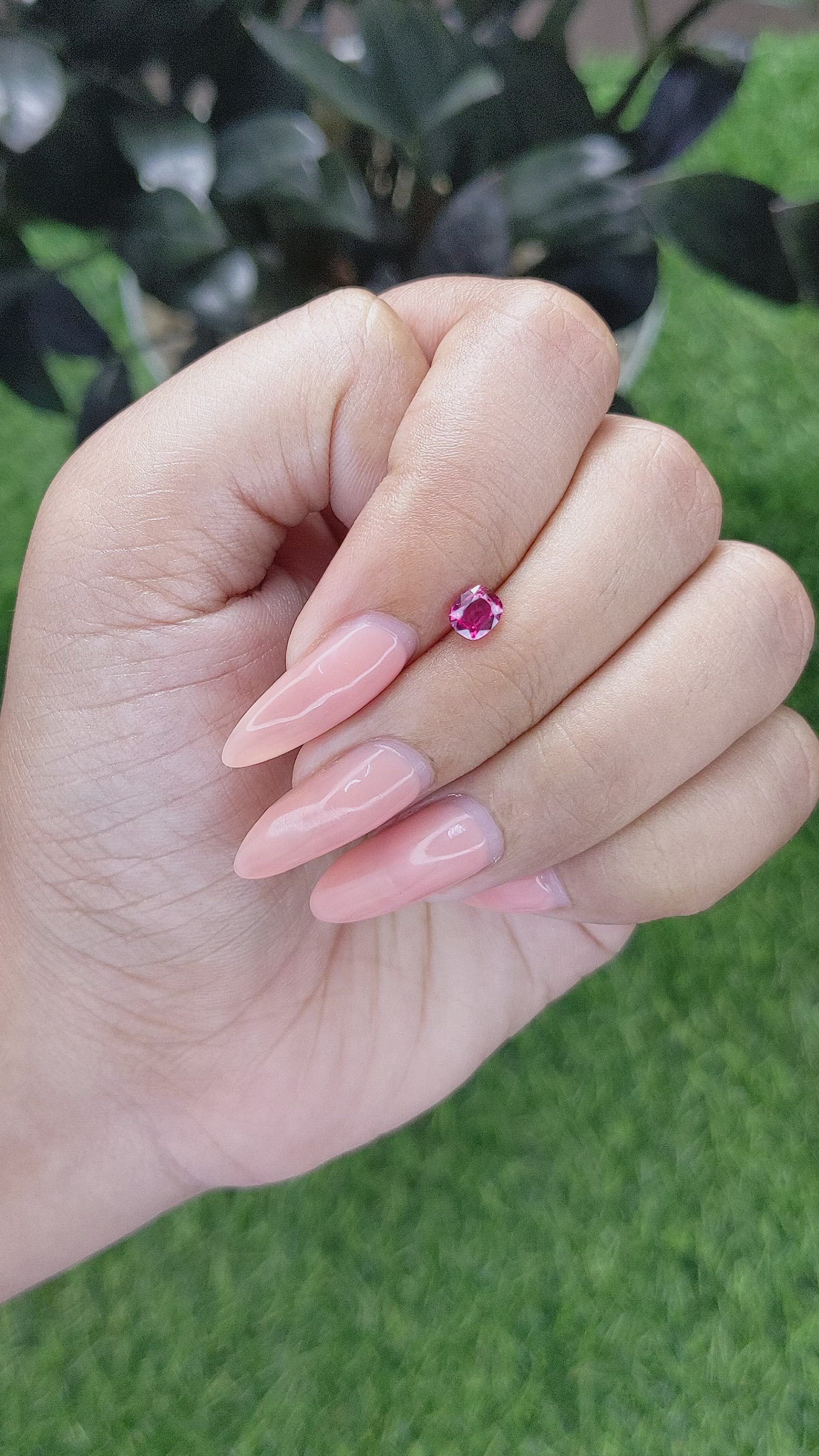 0.53 Ct. Ruby from Madagascar Size Video