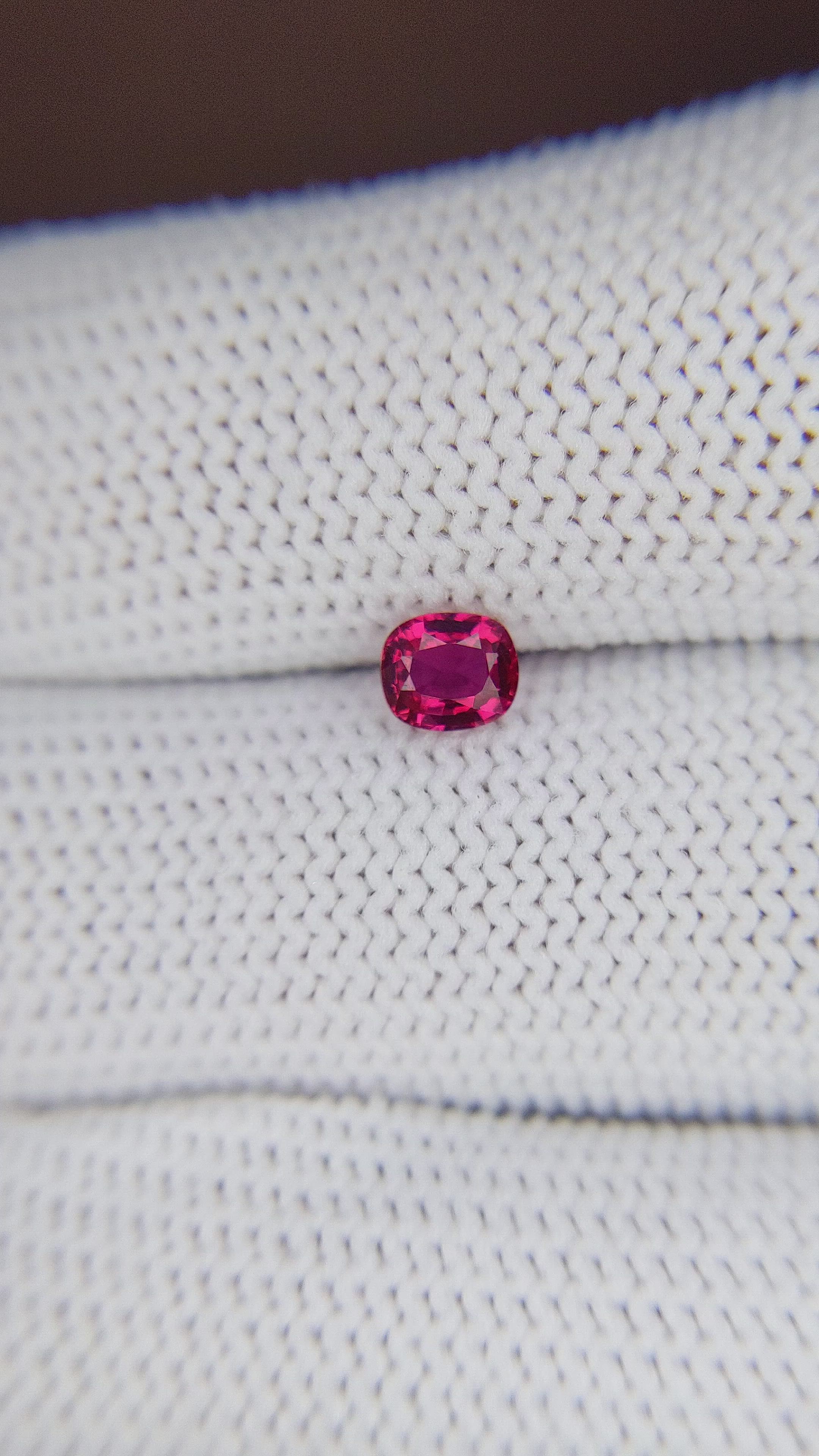 0.53 Ct. Ruby from Madagascar Size Video