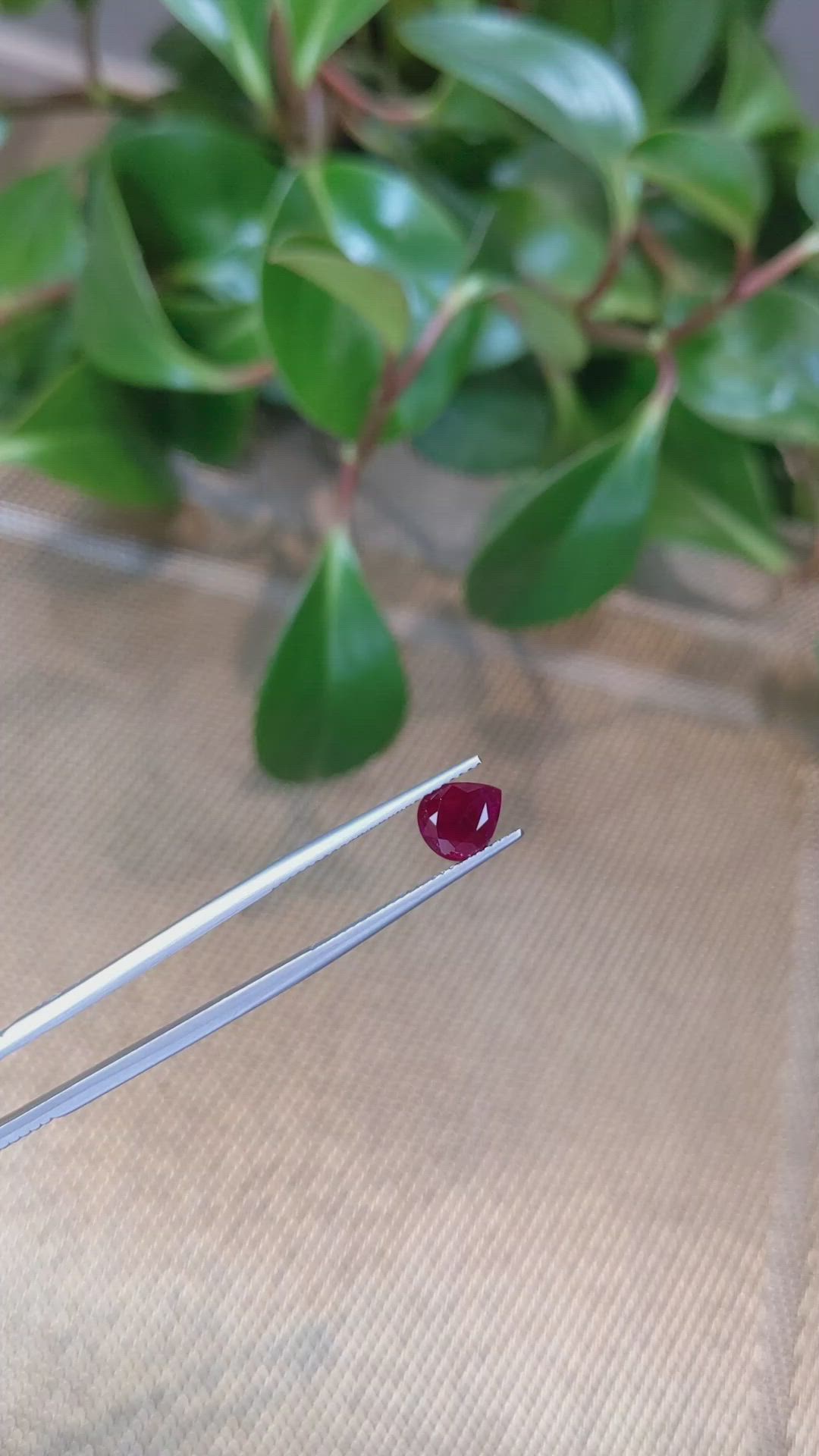 2.08 Ct. Ruby from Burma (Myanmar) Size Video