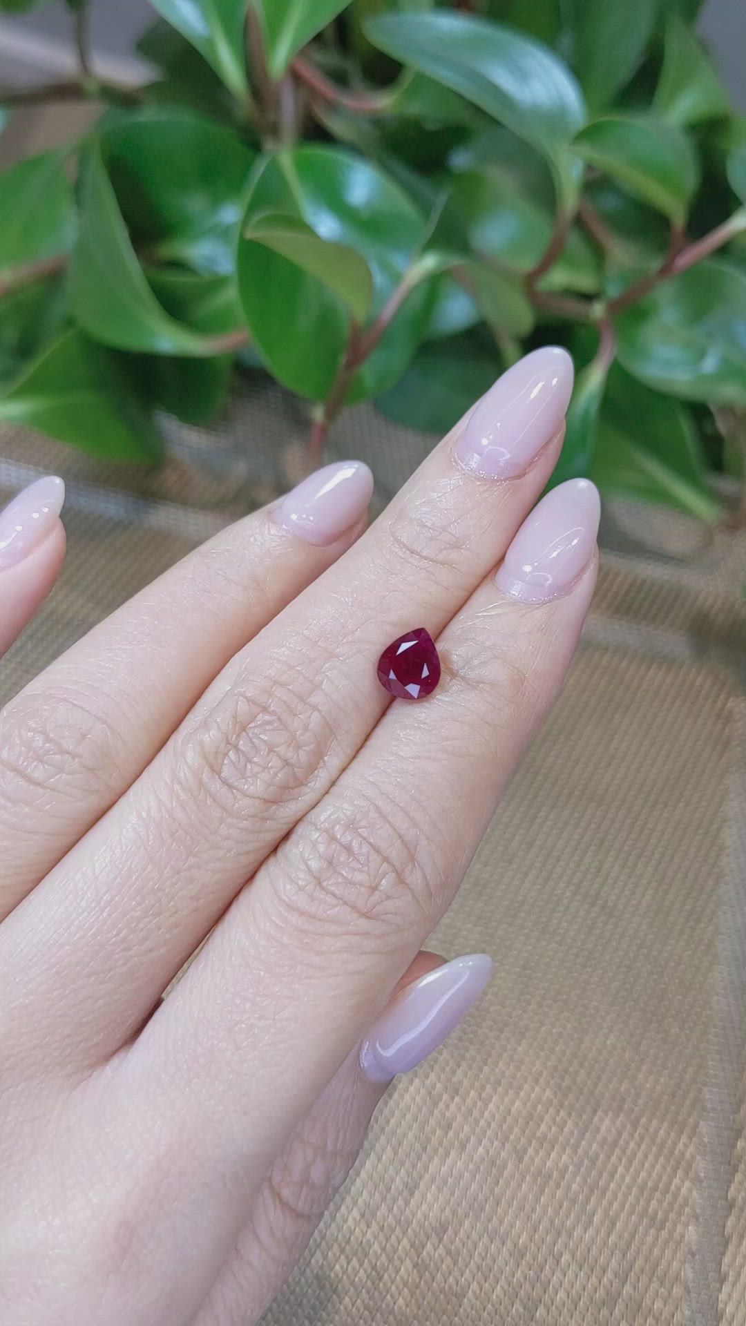 2.08 Ct. Ruby from Burma (Myanmar) Size Video