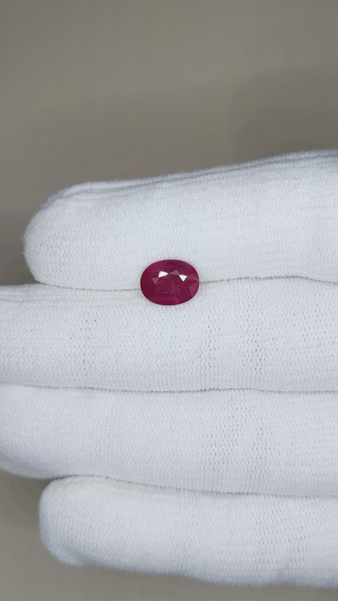 2.53 Ct. Ruby from Burma (Myanmar) Size Video