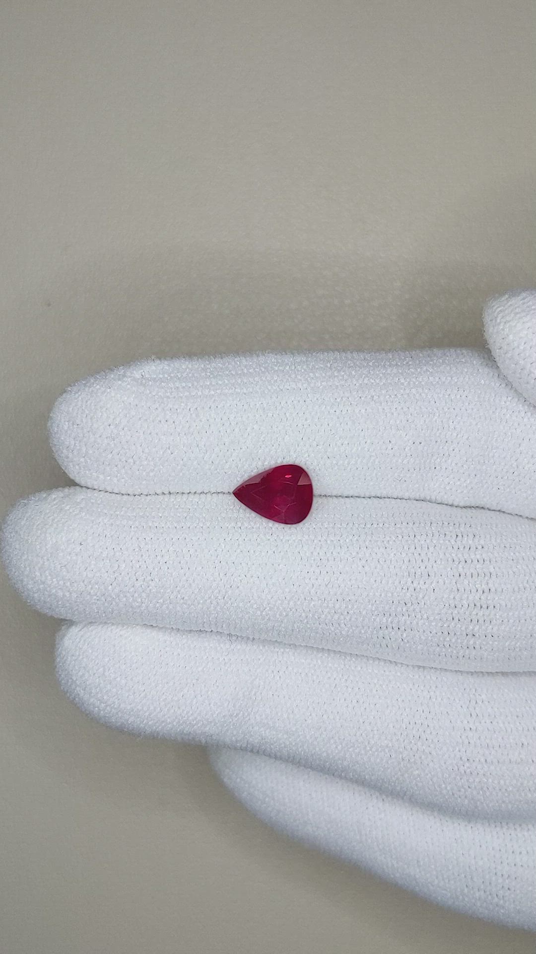1.50 Ct. Ruby from Mozambique Size Video