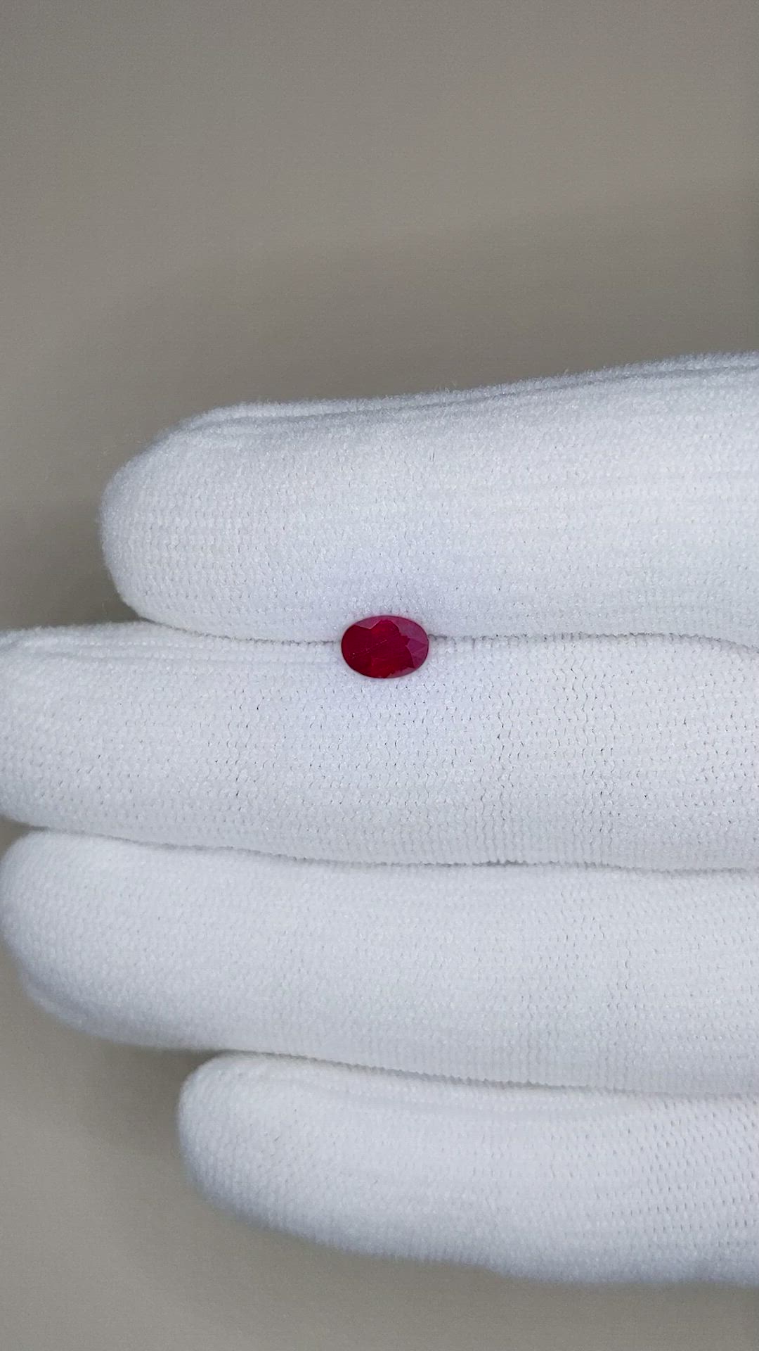 0.83 Ct. Ruby from Burma (Myanmar) Size Video