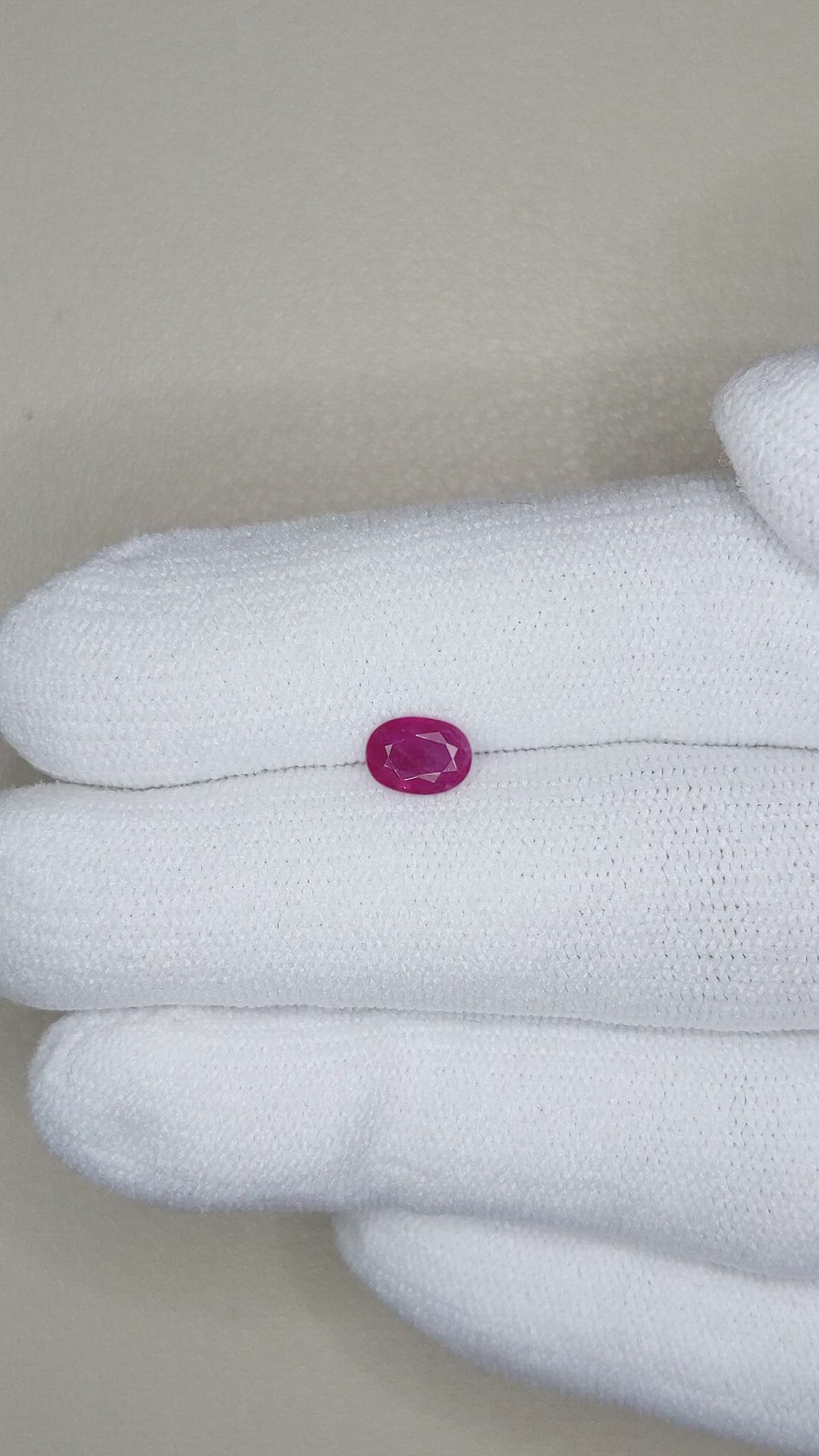 0.63 Ct. Ruby from Burma (Myanmar) Size Video