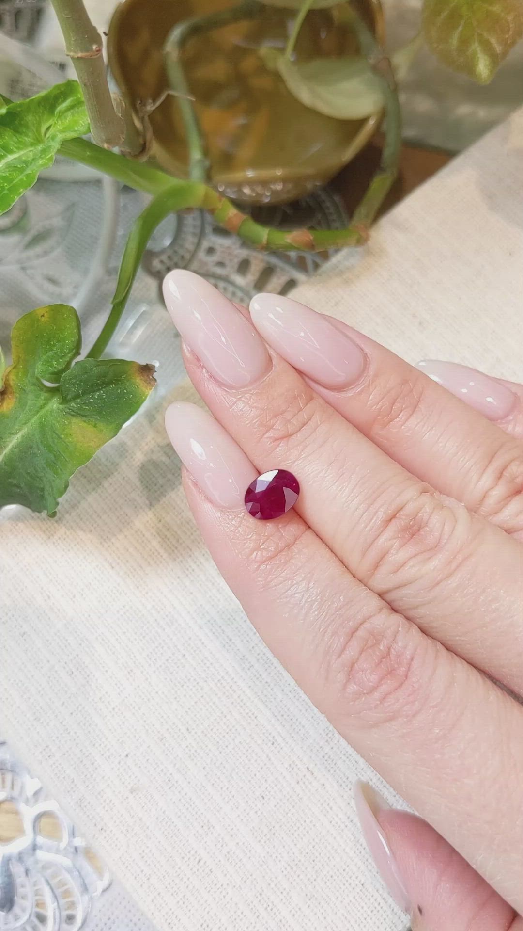 2.06 Ct. Ruby from Burma (Myanmar) Size Video