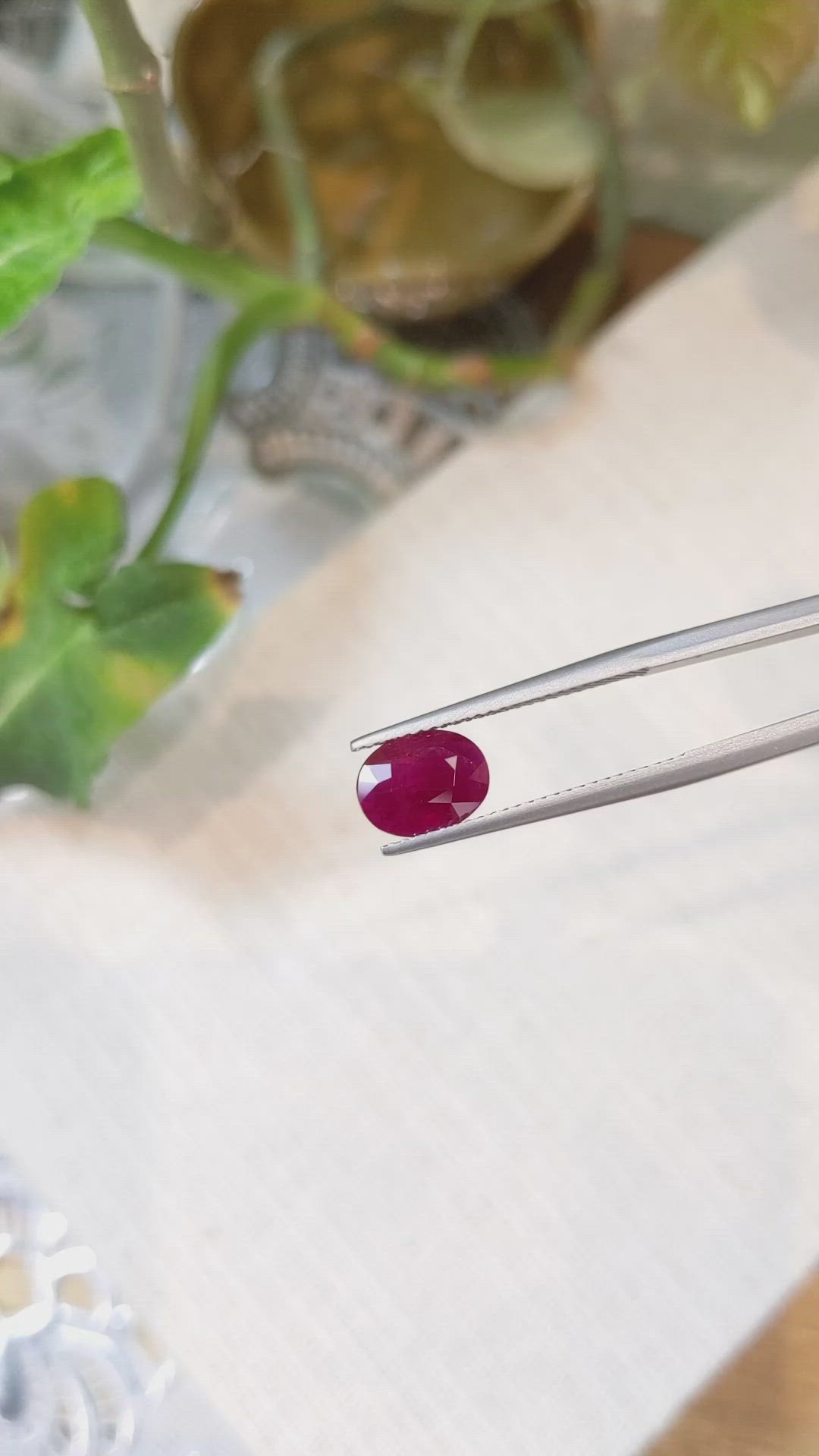 2.06 Ct. Ruby from Burma (Myanmar) Size Video