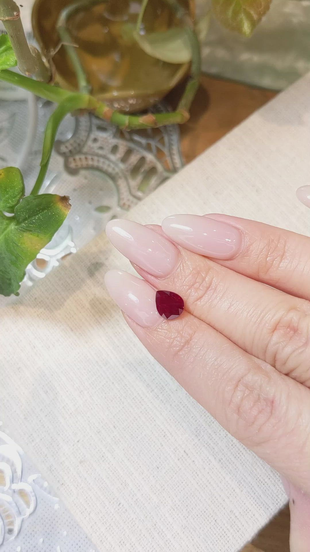 2.07 Ct. Ruby from Burma (Myanmar) Size Video