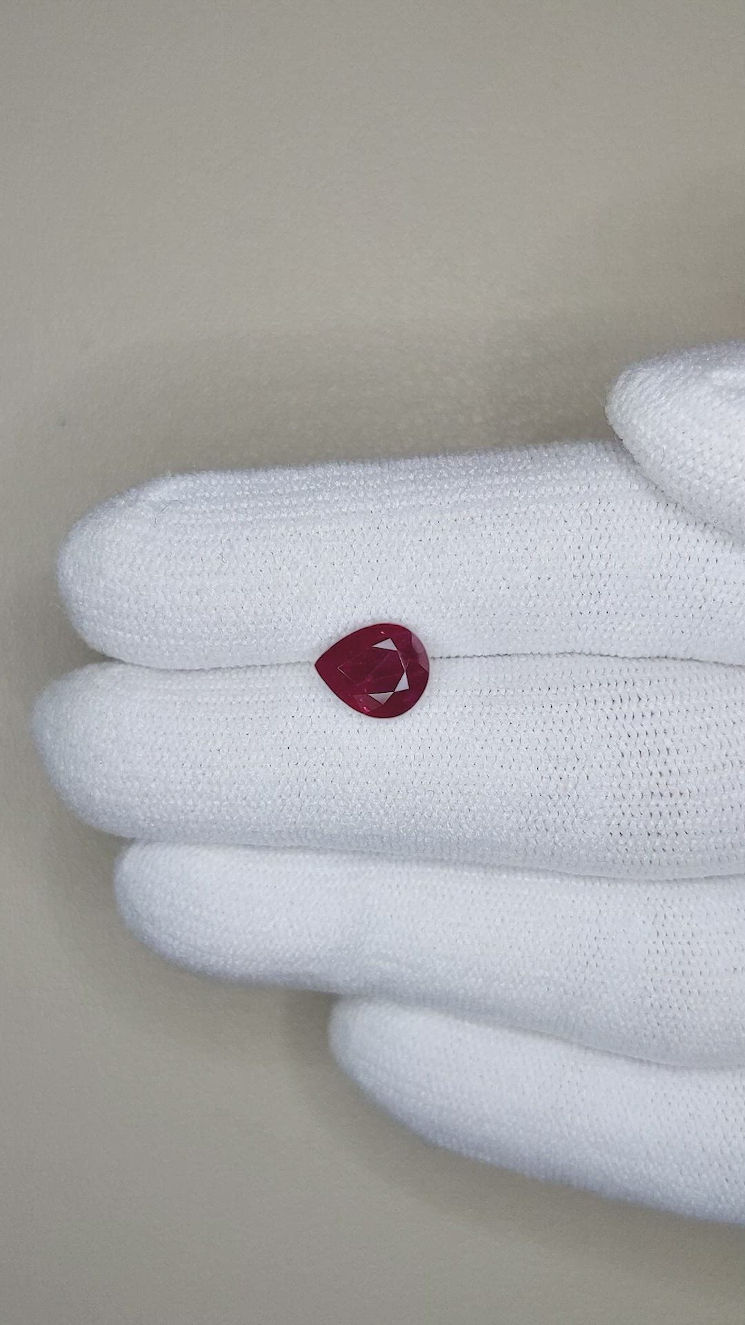 2.07 Ct. Ruby from Burma (Myanmar) Size Video