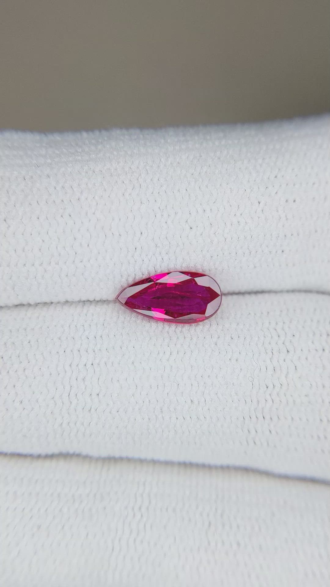 1.02 Ct. Ruby from Mozambique Size Video