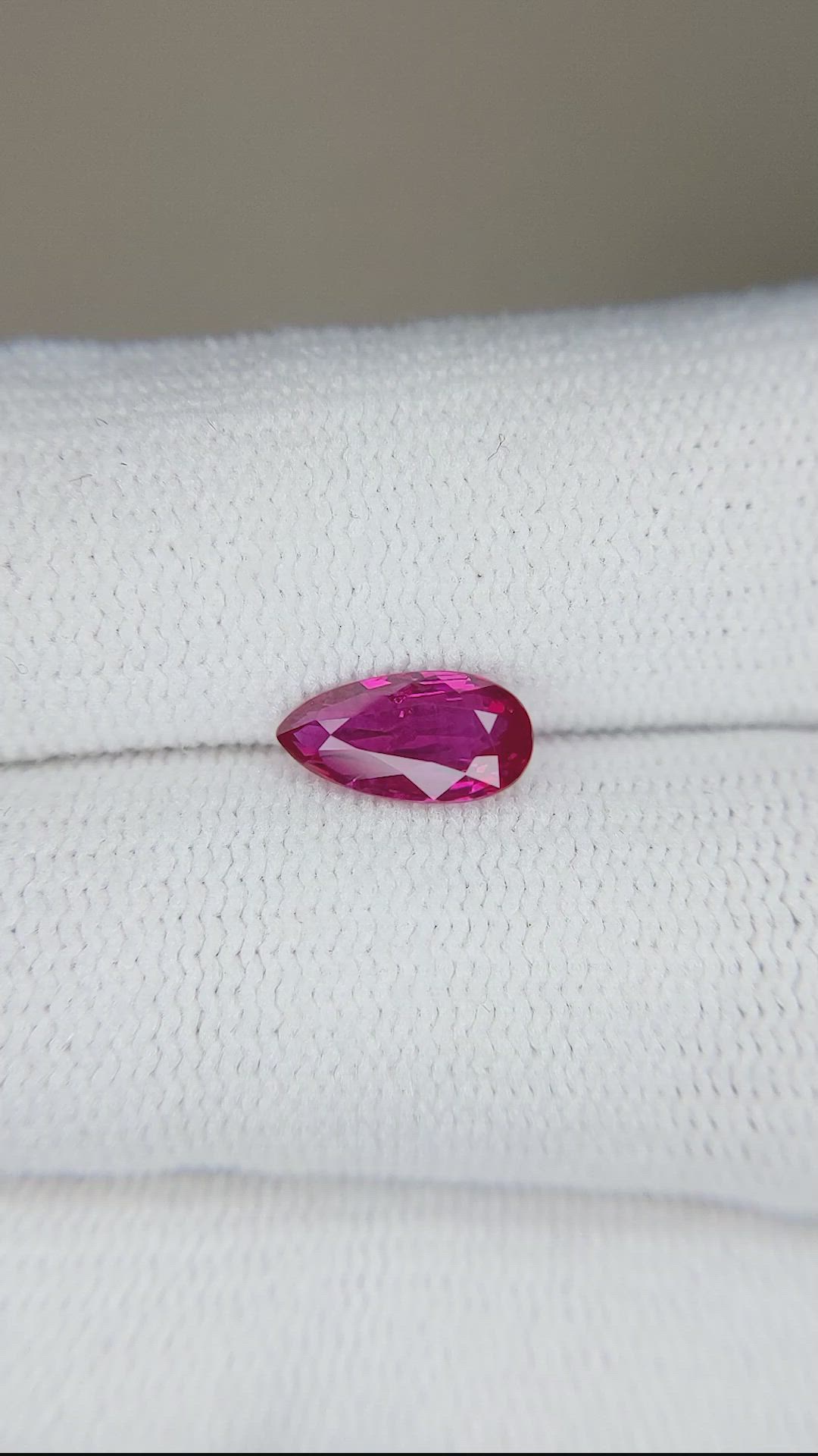 1.01 Ct. Ruby from Mozambique Size Video