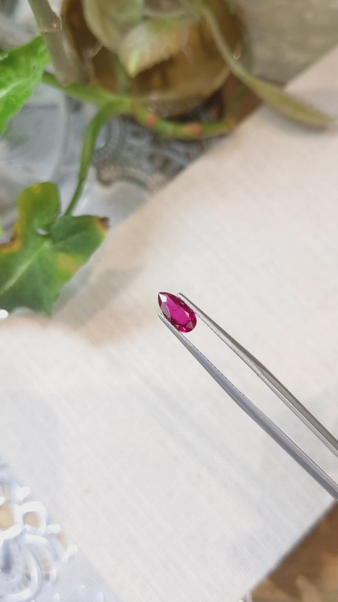1.01 Ct. Ruby from Mozambique Size Video