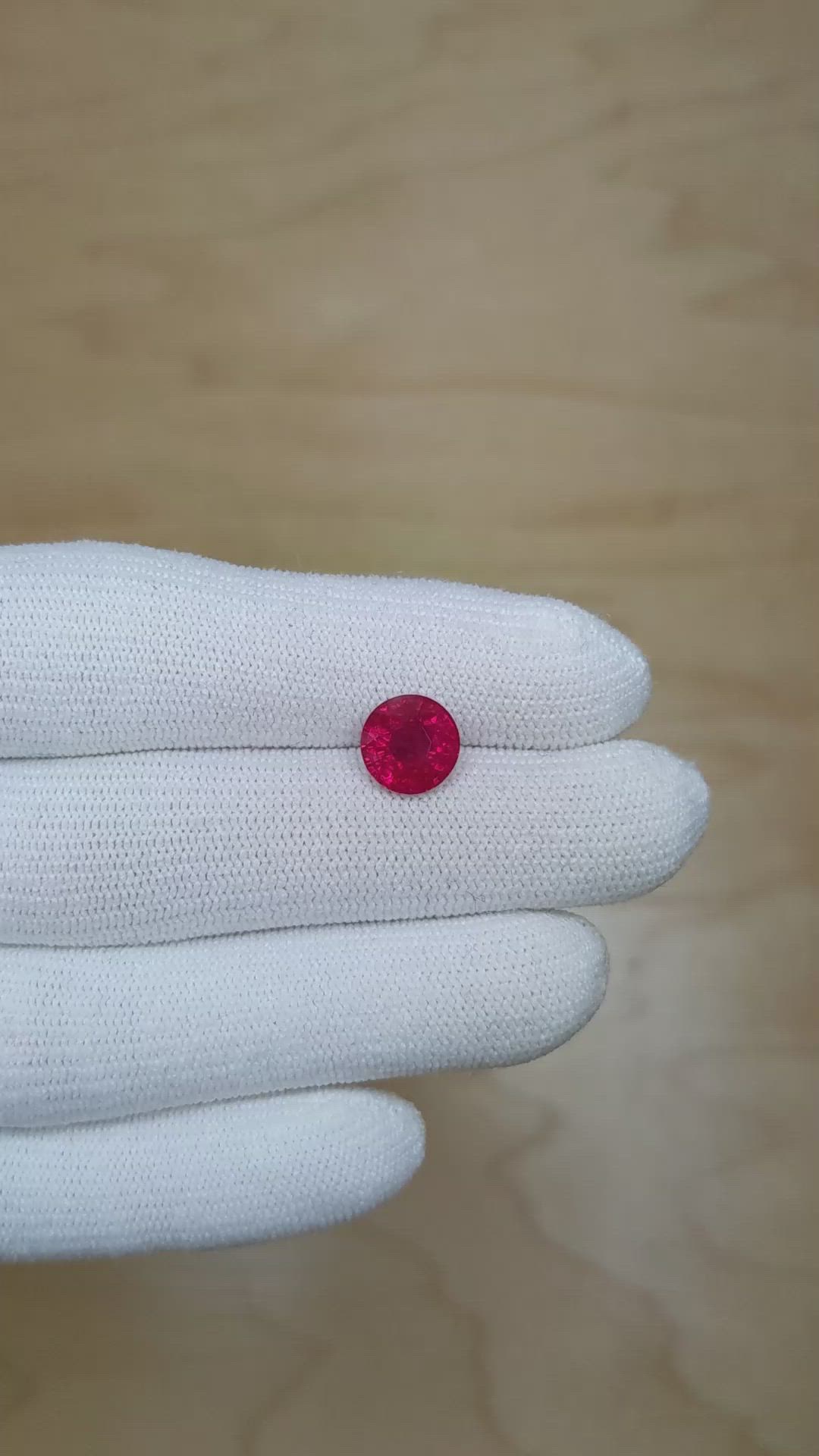 3.00 Ct. Ruby from Burma (Myanmar) Size Video