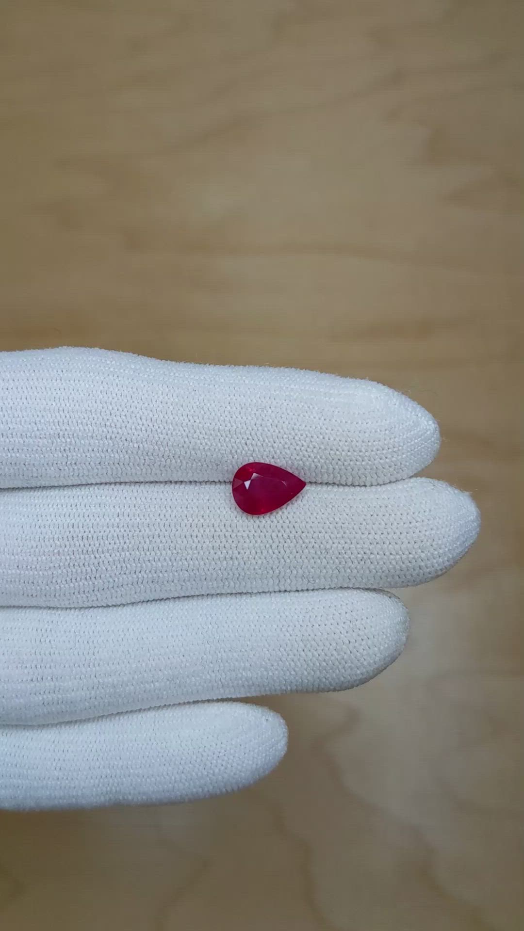2.21 Ct. Ruby from Burma (Myanmar) Size Video