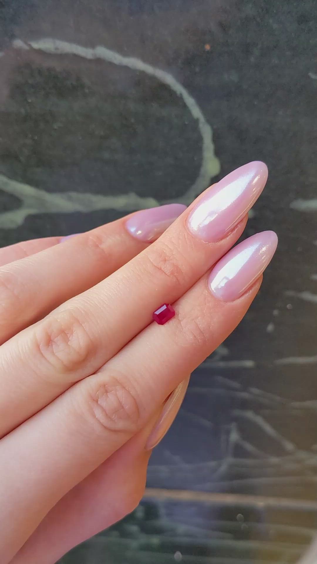 0.49 Ct. Ruby from Burma (Myanmar) Size Video