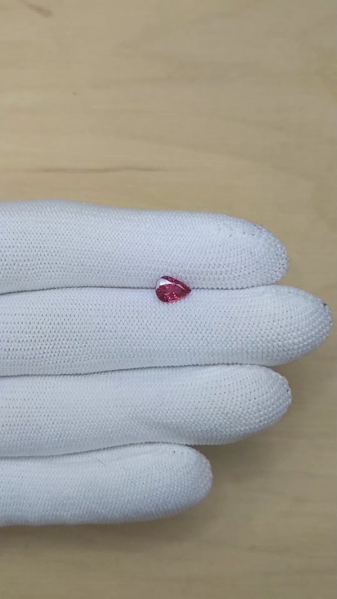 0.96 Ct. Ruby from Thailand Size Video