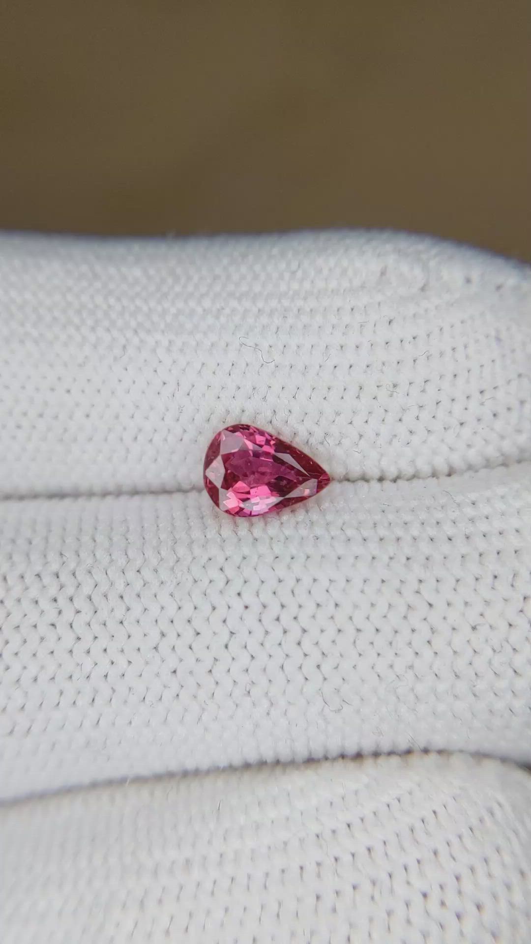 0.96 Ct. Ruby from Thailand Size Video