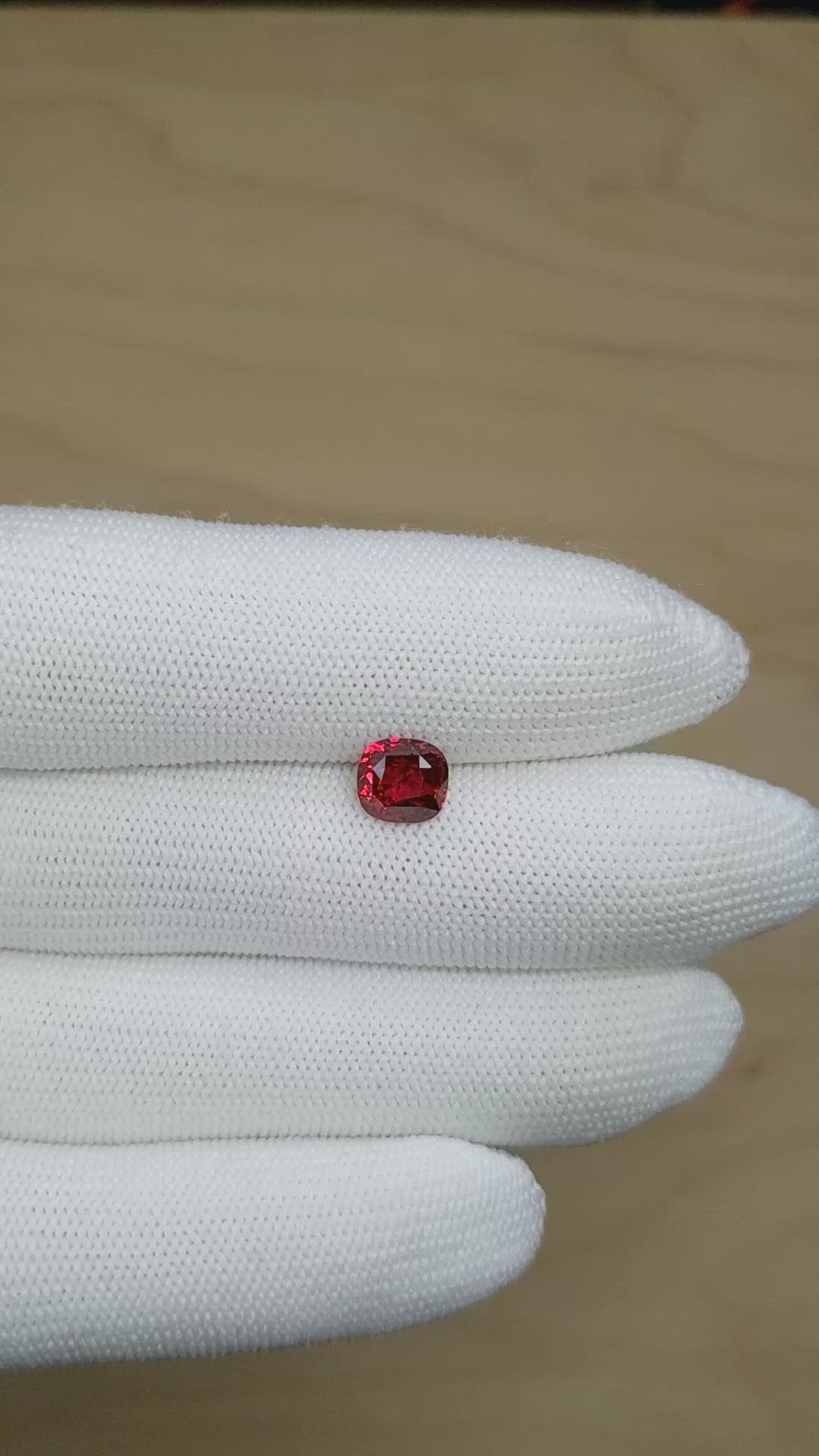 2.39 Ct. Ruby from Mozambique Size Video