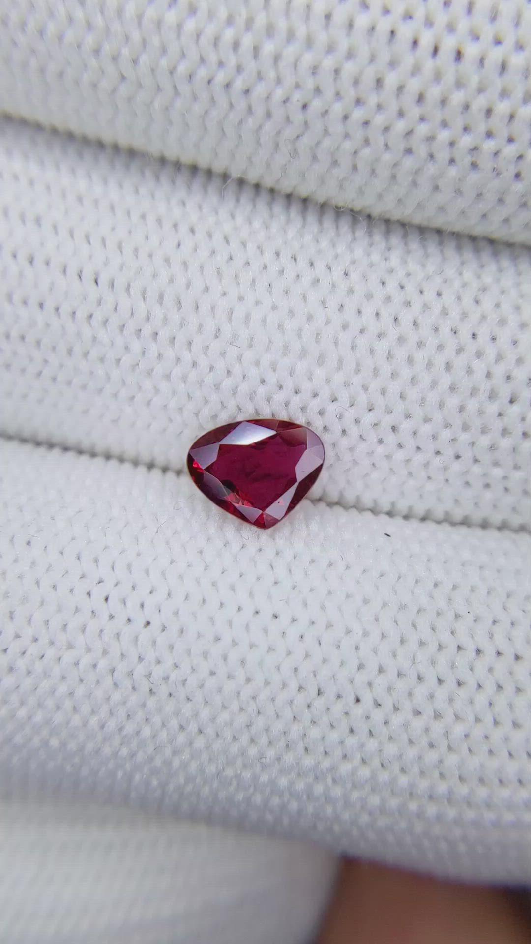 0.86 Ct. Ruby from Thailand Size Video
